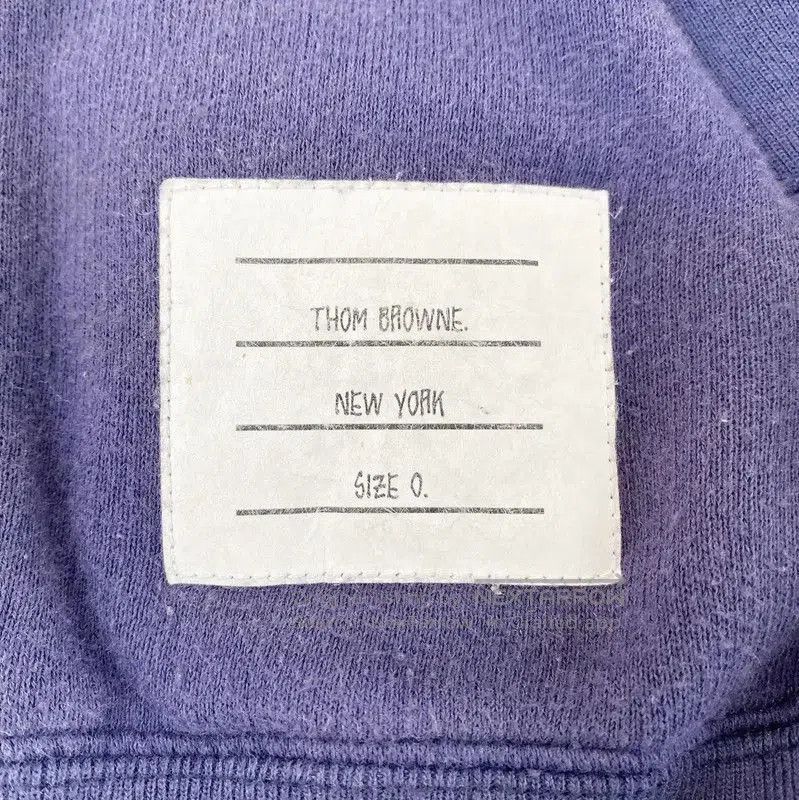 Thom Browne Thom Browne Blue Cotton Long Sleeve Hoodie . Size XS / US 0-2 / IT 36-38 - 7 Thumbnail