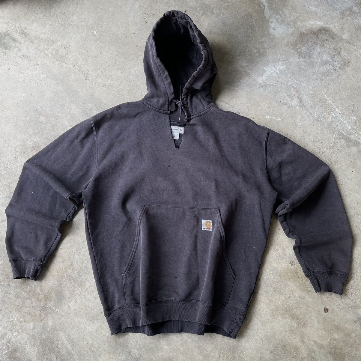 Carhartt THRASHED SUN FADED CARHARTT HOODIE OVERSIZED L Size US L / EU 52-54 / 3 - 1 Thumbnail