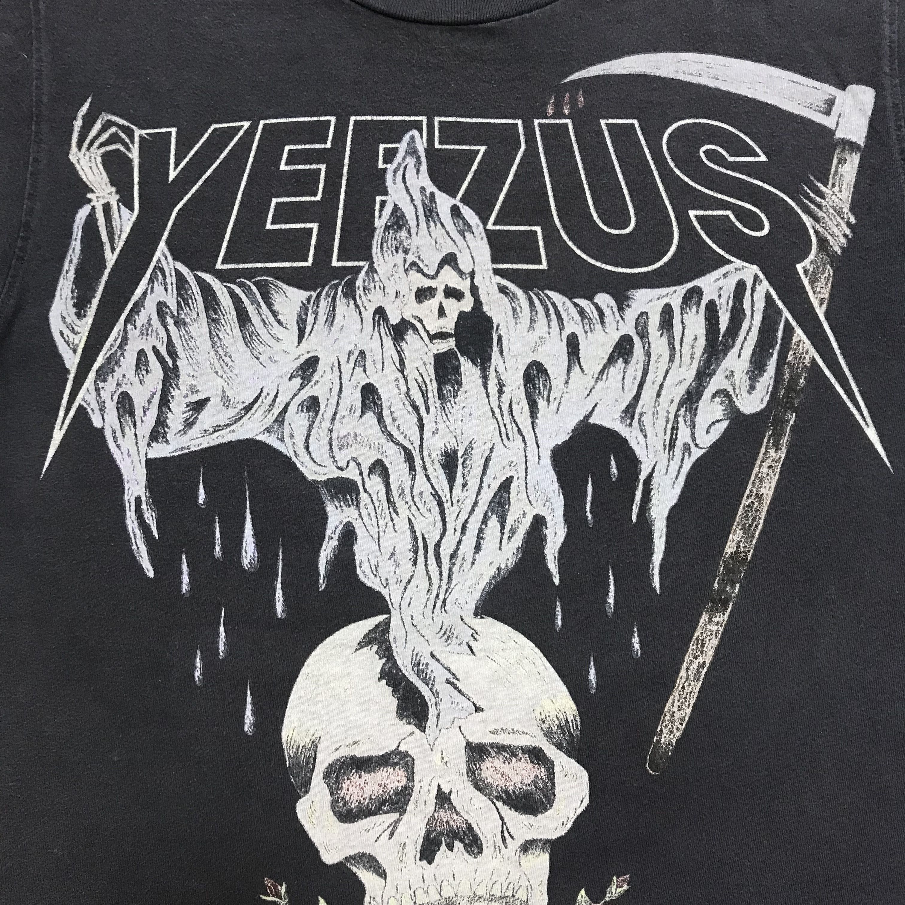 Kanye West KANYE WEST YEEZUS Tour T-Shirt Reaper Skull Tee Death Ghost Size US S / EU 44-46 / 1 - 6 Thumbnail