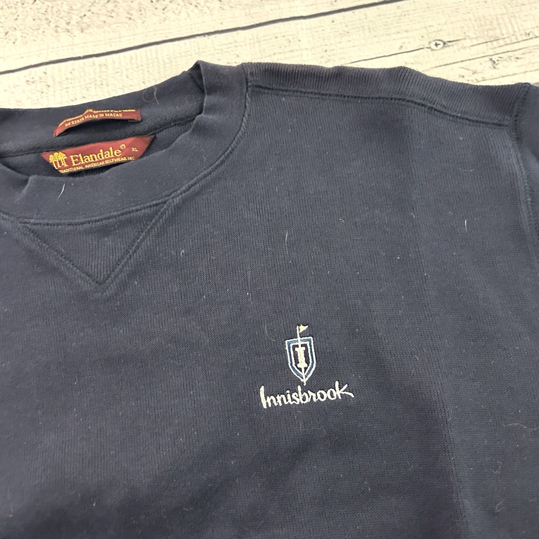 Vintage VINTAGE Elandale Innisbrook Pullover Sweatshirt Men L Blue Size US L / EU 52-54 / 3 - 2 Thumbnail