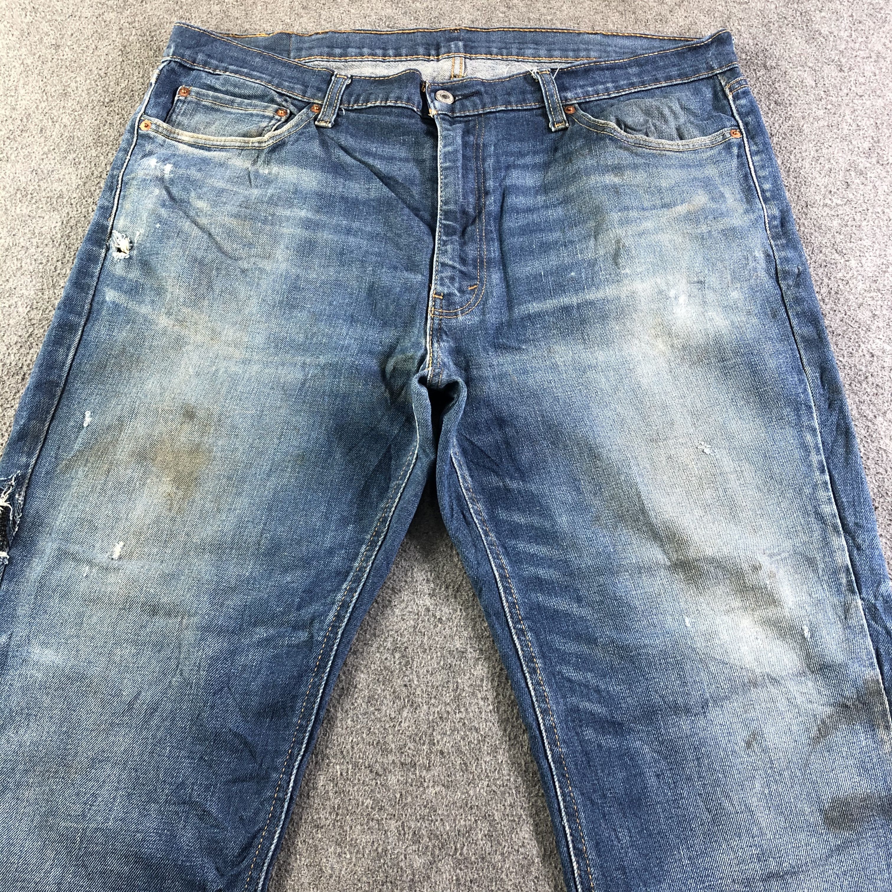 Levi's Vintage Blue Wash Levis 541 Jeans-J4527 Size US 41 - 3 Thumbnail