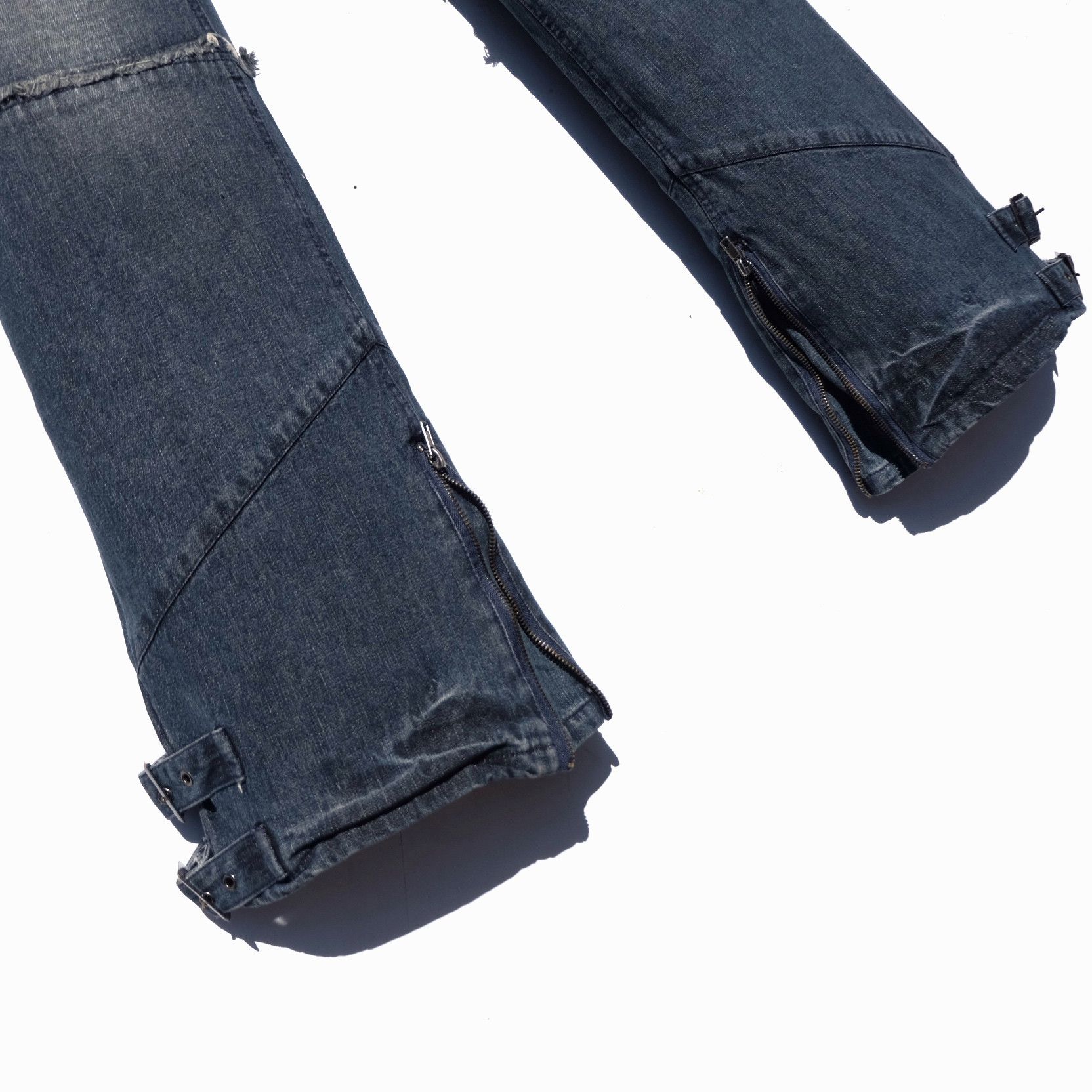 Japanese Brand BLACK BACCARA bondage flare jeans Size US 29 - 3 Thumbnail