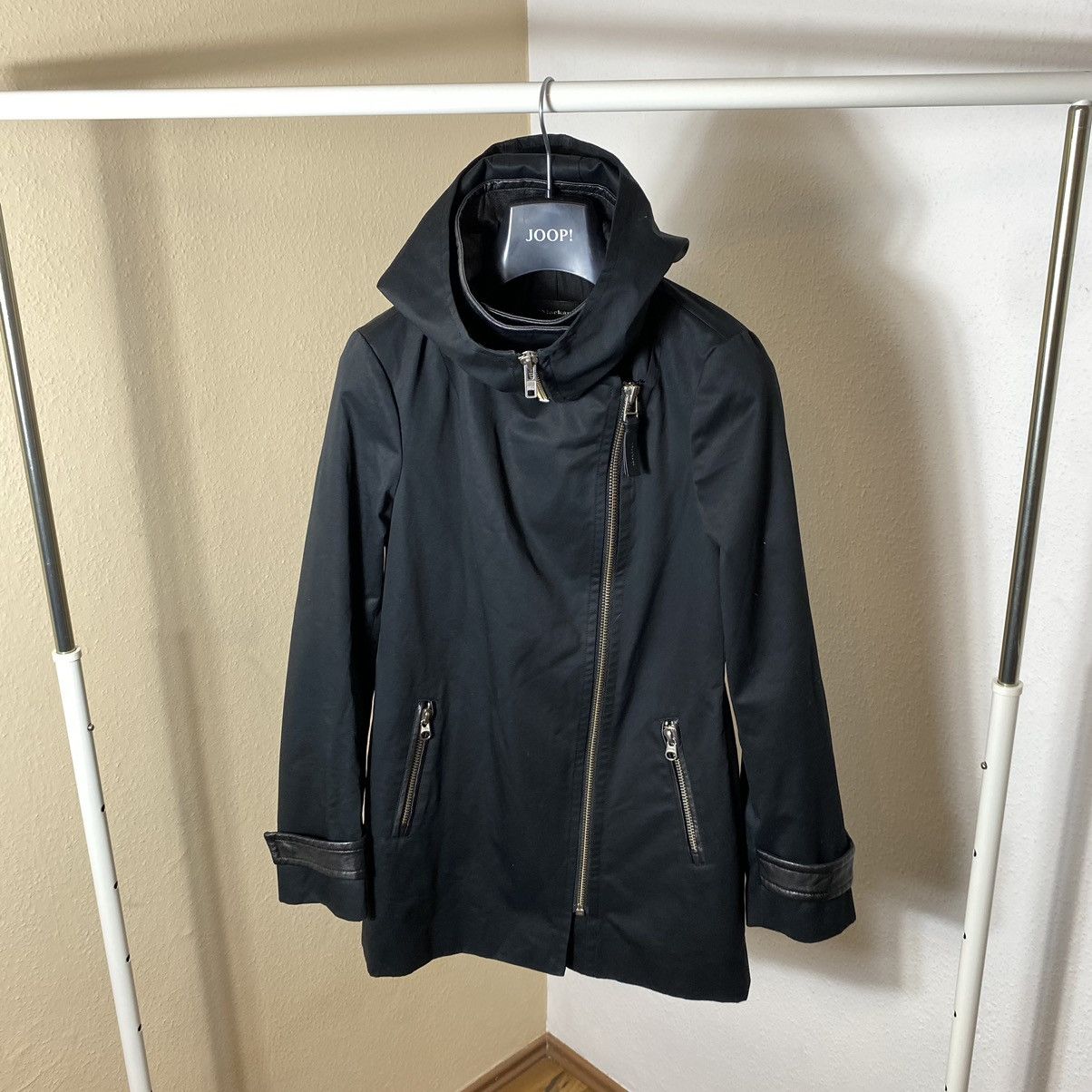Mackage Mackage Leather Trim Canvas Jacket Size S / US 4 / IT 40 - 3 Thumbnail