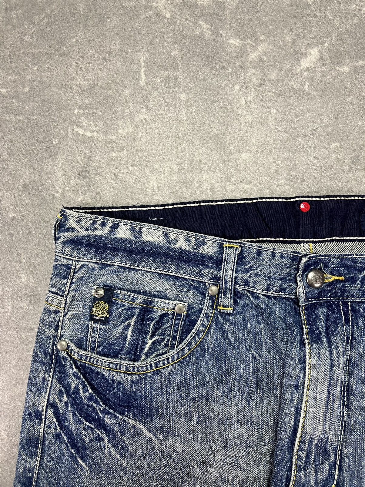 Ecko Unltd. Ecko Unlimited Embroidered Y2K Baggy Fit Denim Jeans 36 Rare Size US 36 / EU 52 - 6 Thumbnail