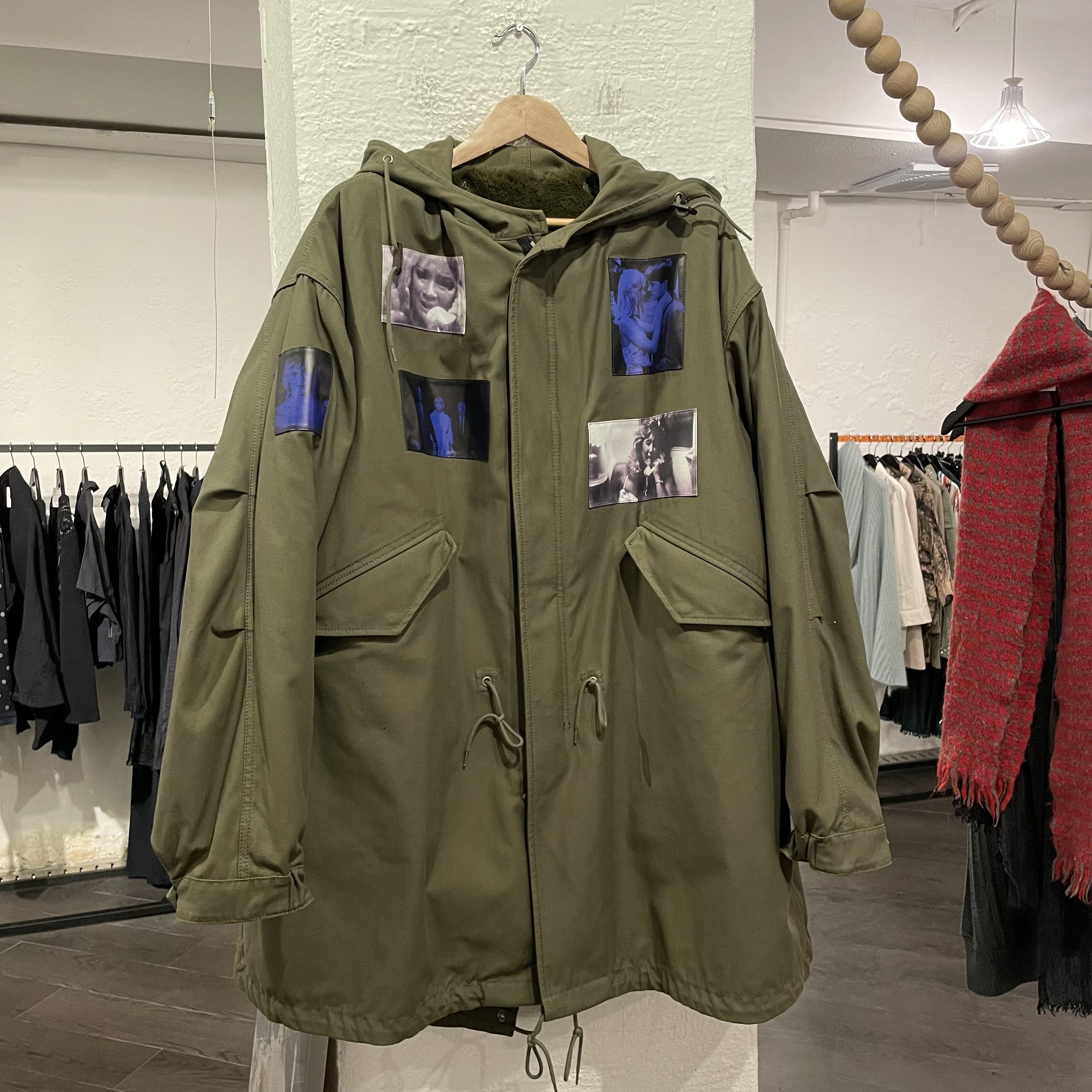 Raf Simons Raf Simons 19aw blue velvet M48 Parka Size US L / EU 52-54 / 3 - 1 Thumbnail