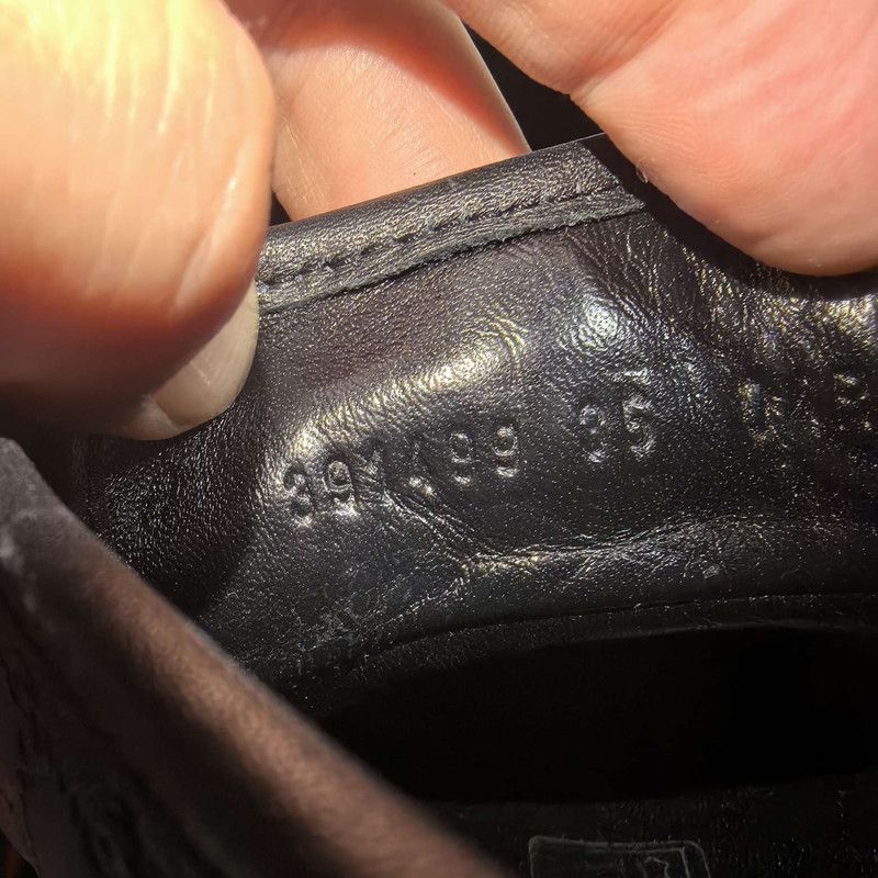Gucci Gucci Guccissima Hi Top Sneakers in Black -2508 Size US 5.5 / EU 38 - 5 Thumbnail