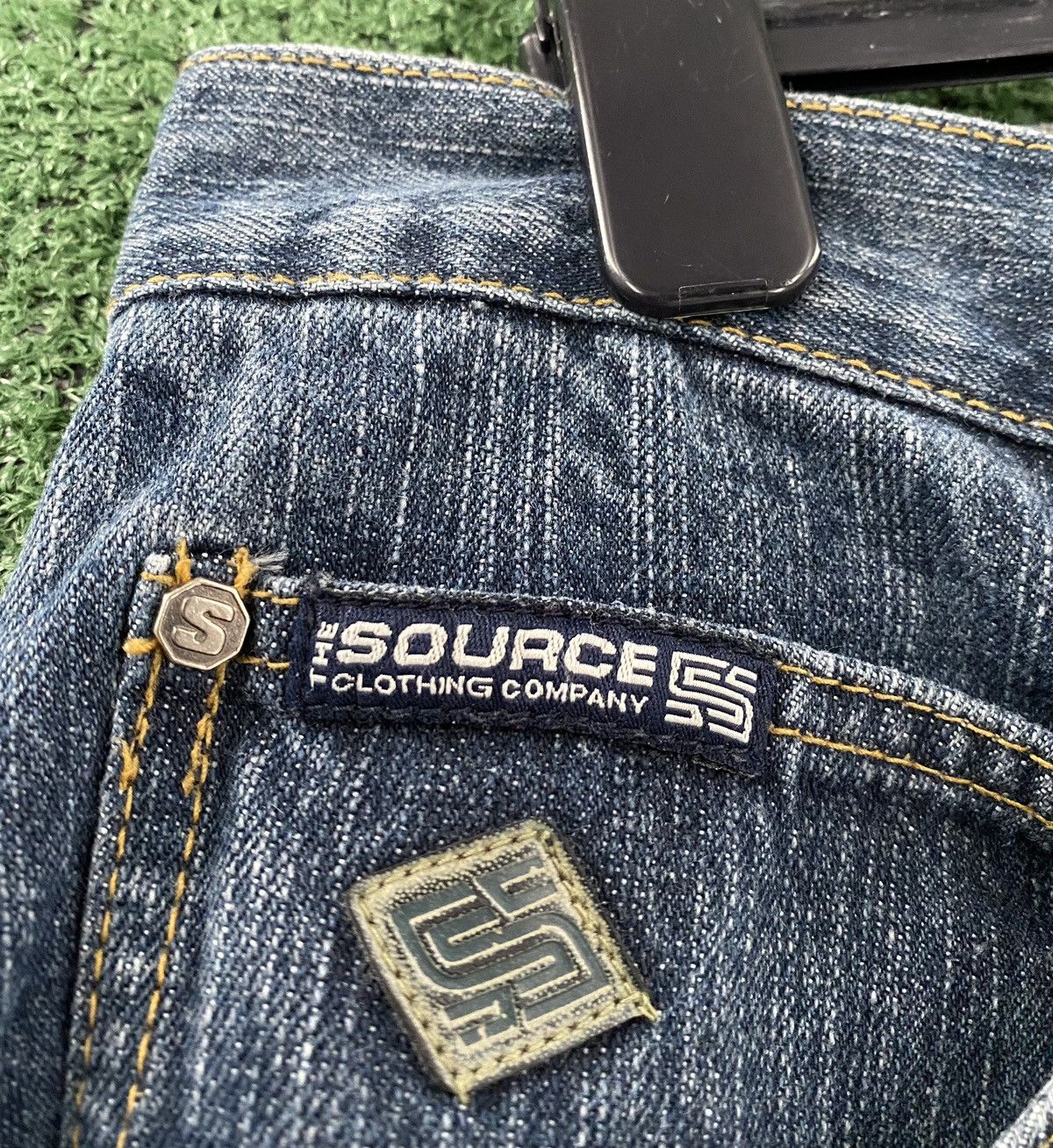 Other VTG 90’s The Source Hip Hop Embroidered Baggy Wide Leg Jeans Size US 38 / EU 54 - 4 Thumbnail