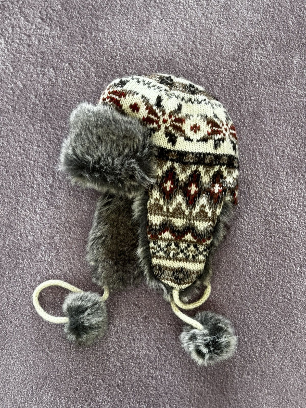 If Six Was Nine Vintage Japanese Winter Faux Fur Hat Ushanka Size ONE SIZE - 1 Thumbnail