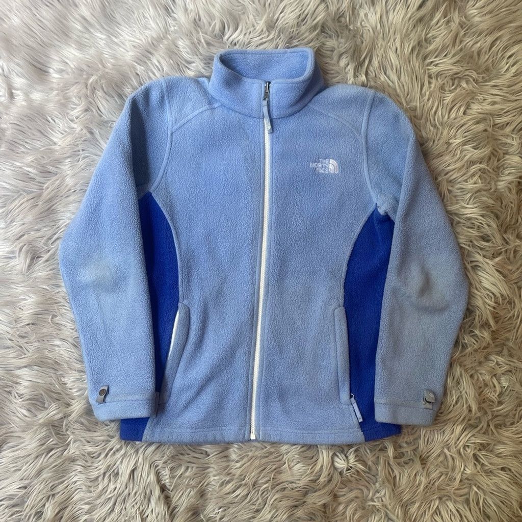 The North Face The North Face Kids light Blue Fleece Jacket size L Size L / US 10 / IT 46 - 1 Thumbnail