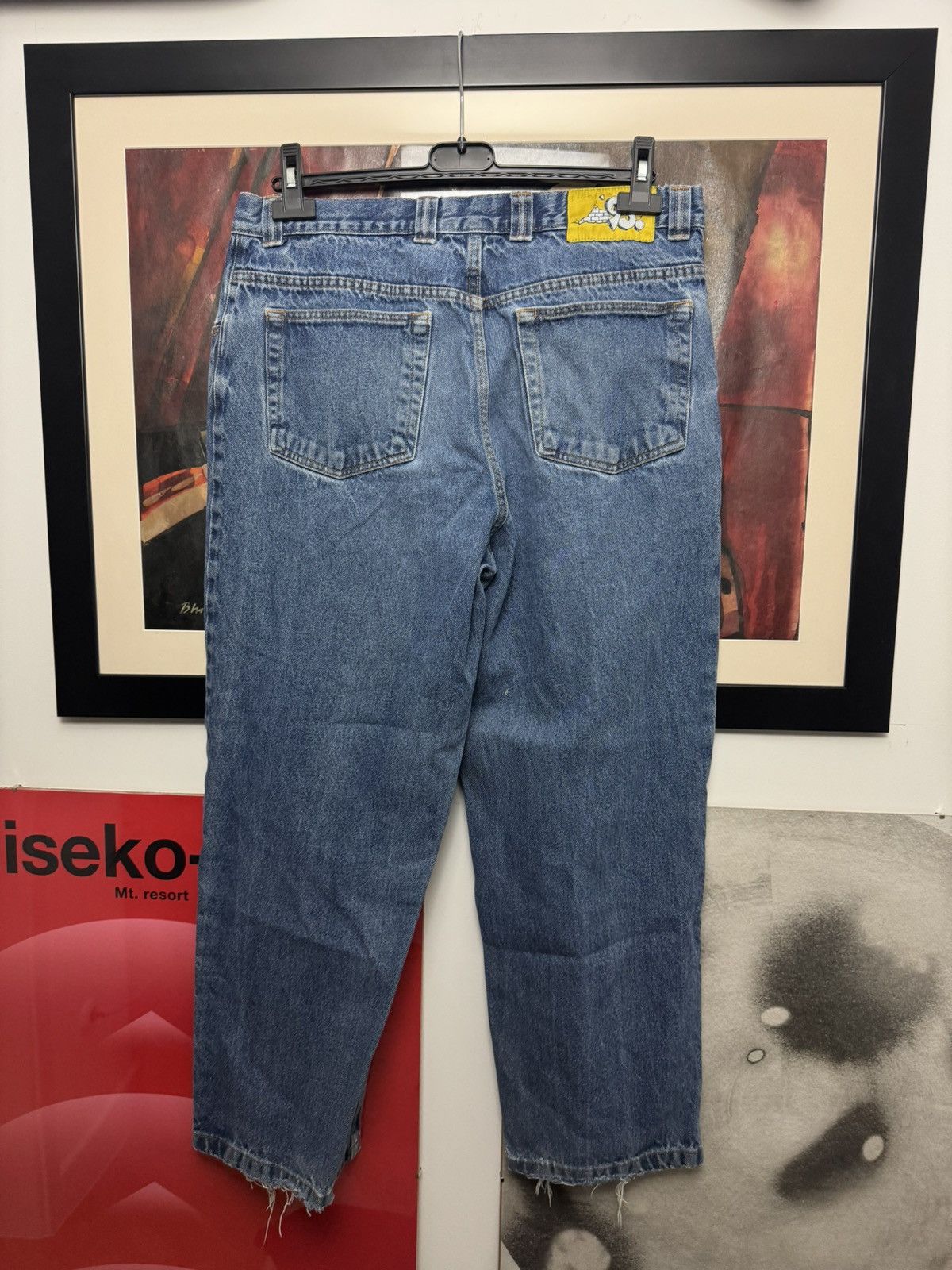 Polar Skate Co. Polar 93 Blue Jeans Skate Denim Regular Baggy Rare Sk8 Size US 34 / EU 50 - 2 Thumbnail