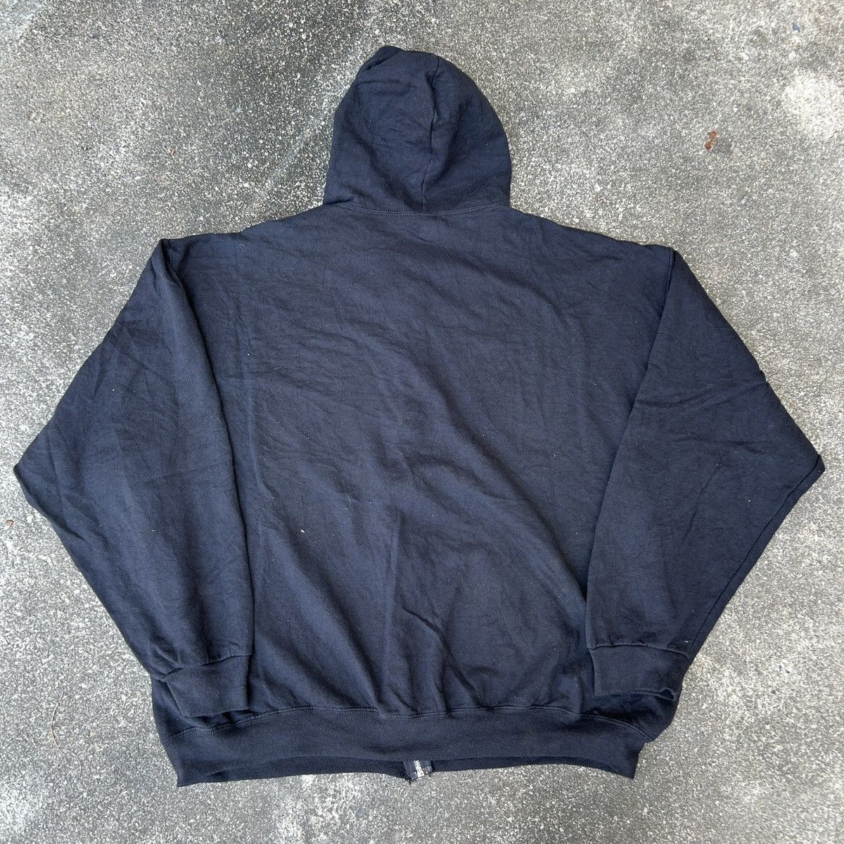 Russell Athletic Trashed Distressed Hoodie Black Erd grunge Size US XL / EU 56 / 4 - 2 Thumbnail