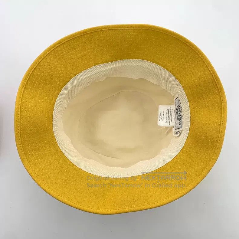 Hermes Hermes size 57 Yellow Linen Casual Fisherman's Cap Size ONE SIZE - 6 Thumbnail