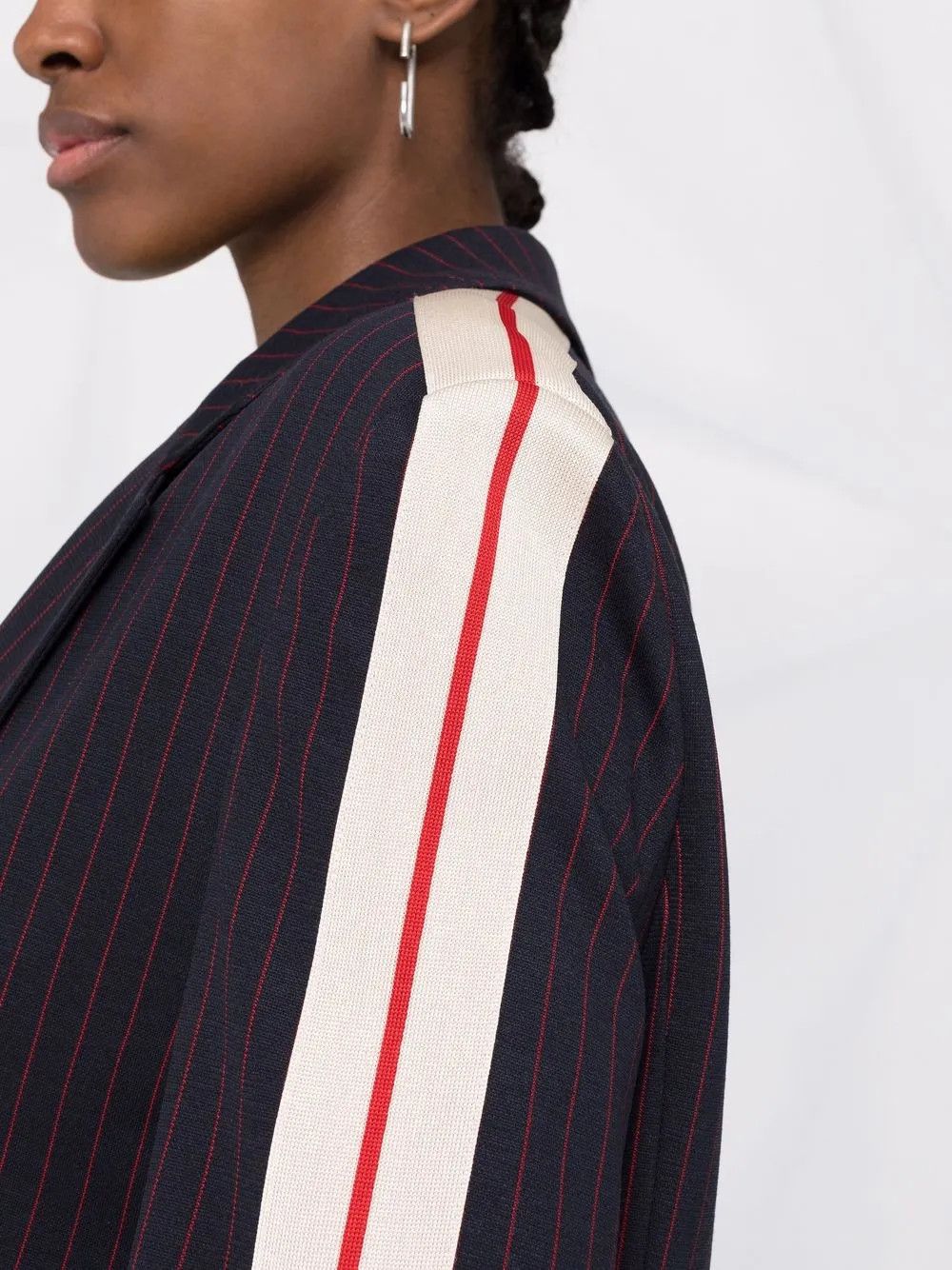Palm Angels o1y1125 Blazer in Midnight Blue/Red Size S / US 4 / IT 40 - 2 Thumbnail