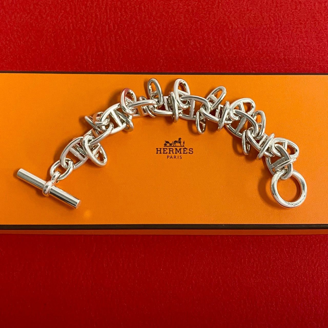 Hermes Hermes Bracelet Silver Silver Size ONE SIZE - 1 Thumbnail
