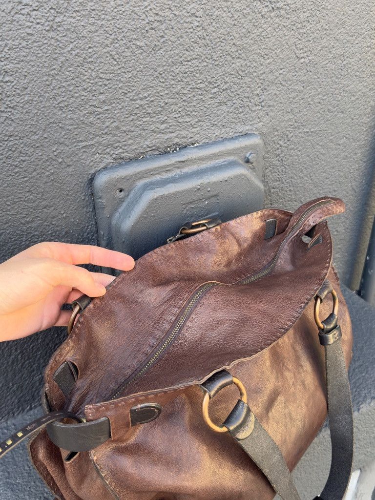 HENRY BEGUELIN × Vintage Henry Beguelin Handbag Purse Brown Leather Size ONE SIZE - 6 Thumbnail