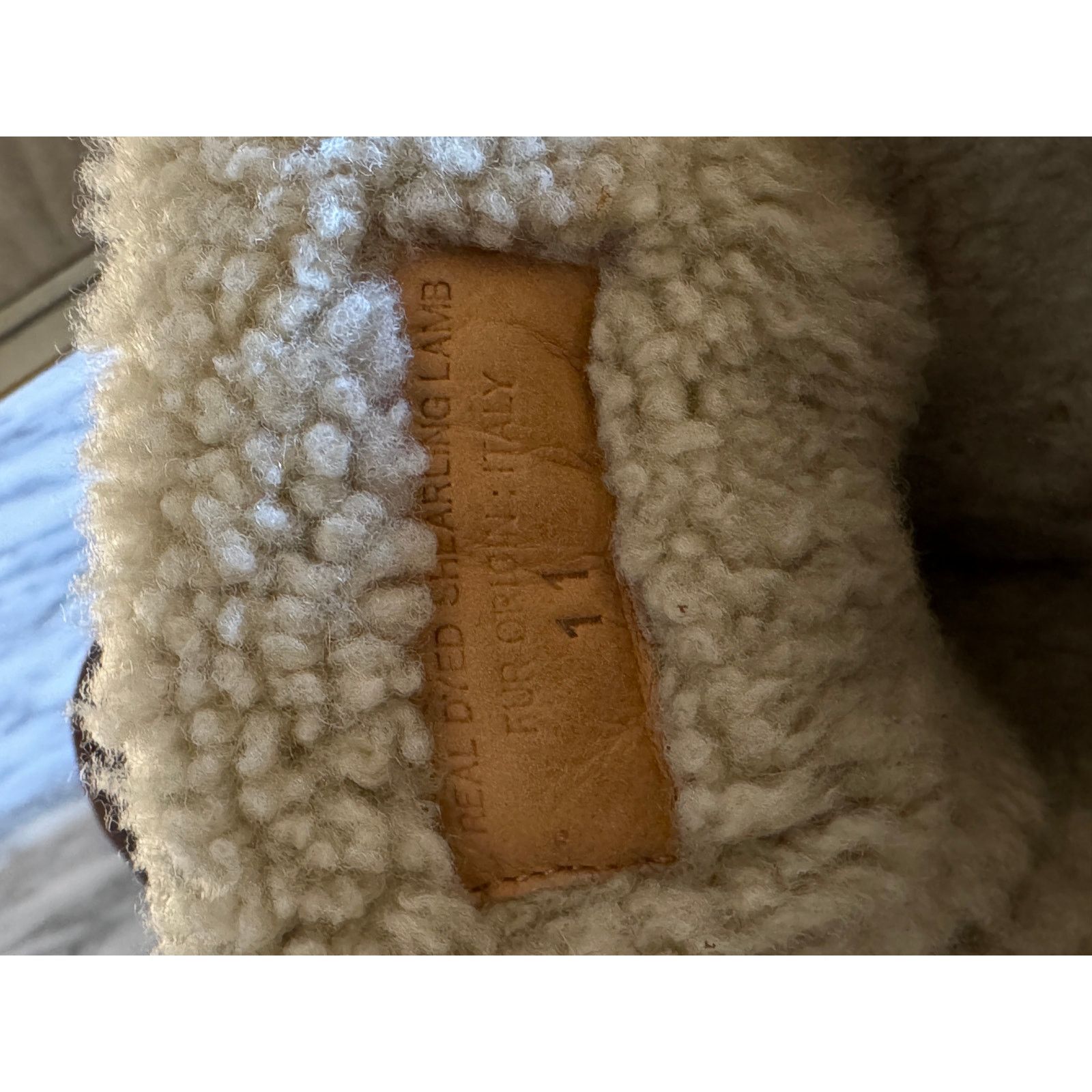 Ralph Lauren Ralph Lauren Men's Brown Suede Shearling-Lined Boots Size US 11 / EU 44 - 5 Thumbnail