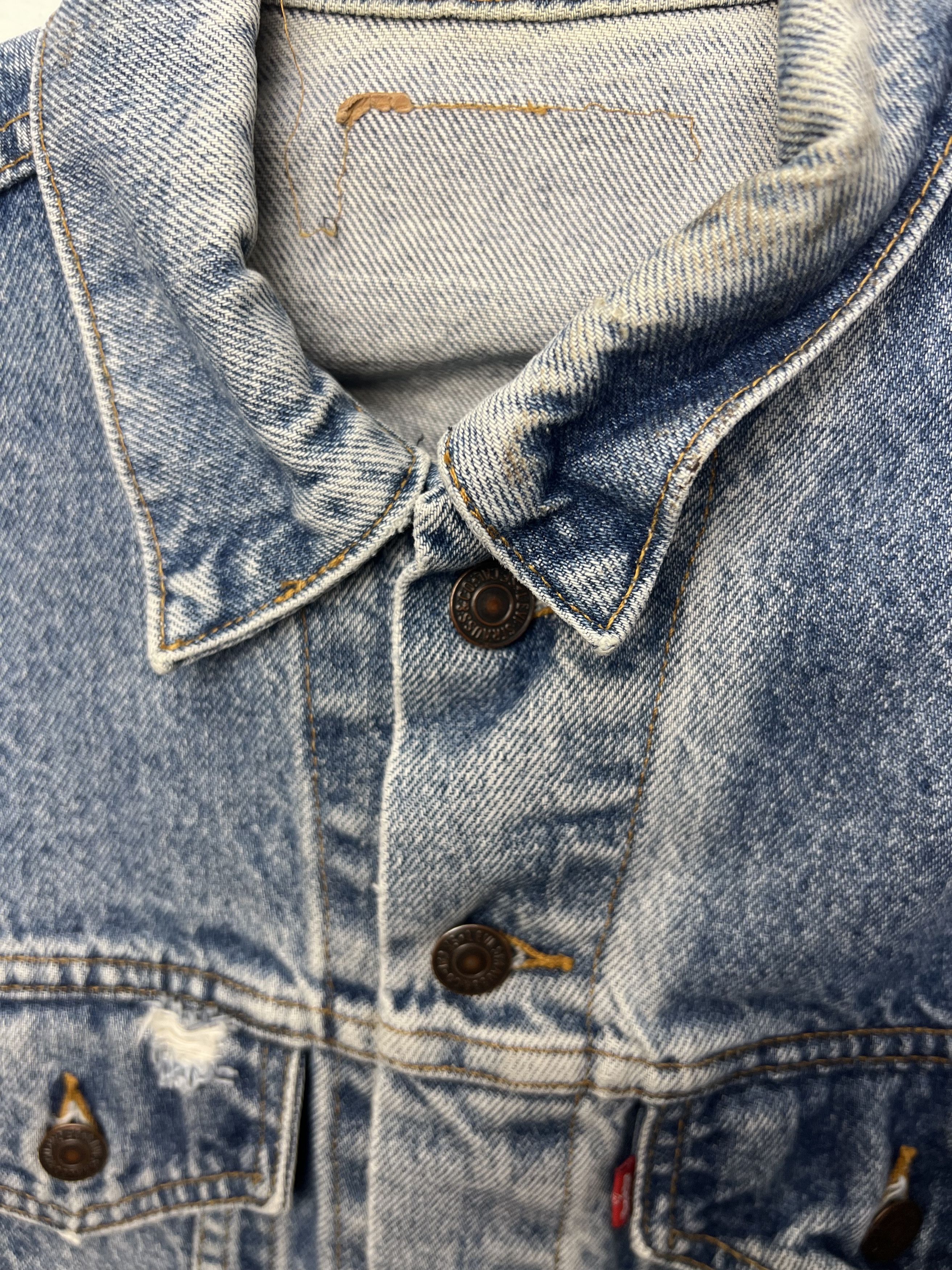 Levi's Vintage Levi's 4 Pocket Denim Blue Jean Jacket Size US S / EU 44-46 / 1 - 5 Thumbnail