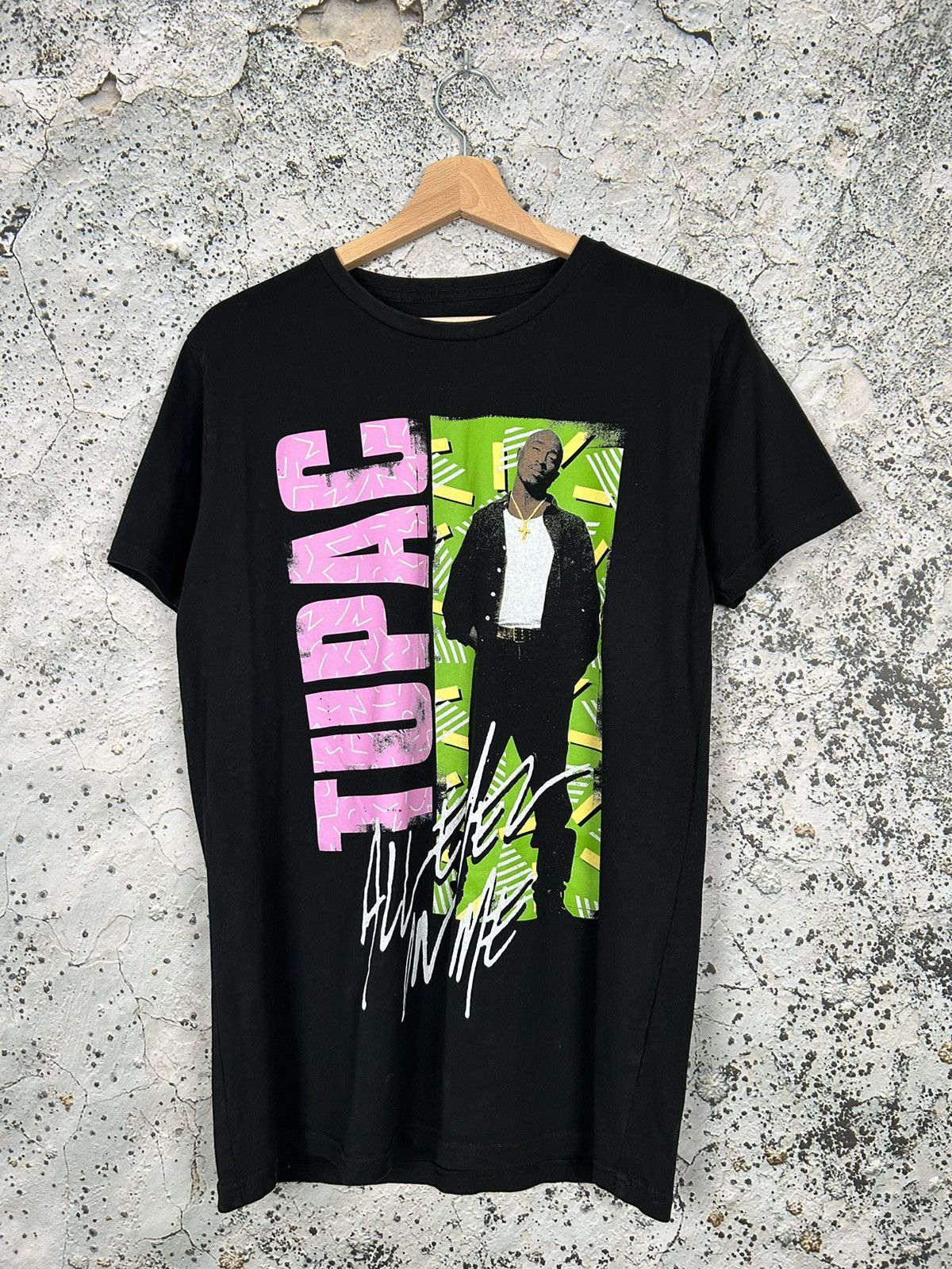 Rap Tees Tupac Graphic Rap Tee Streetwear 2Pac Vintage Hype Art Size US S / EU 44-46 / 1 - 1 Thumbnail