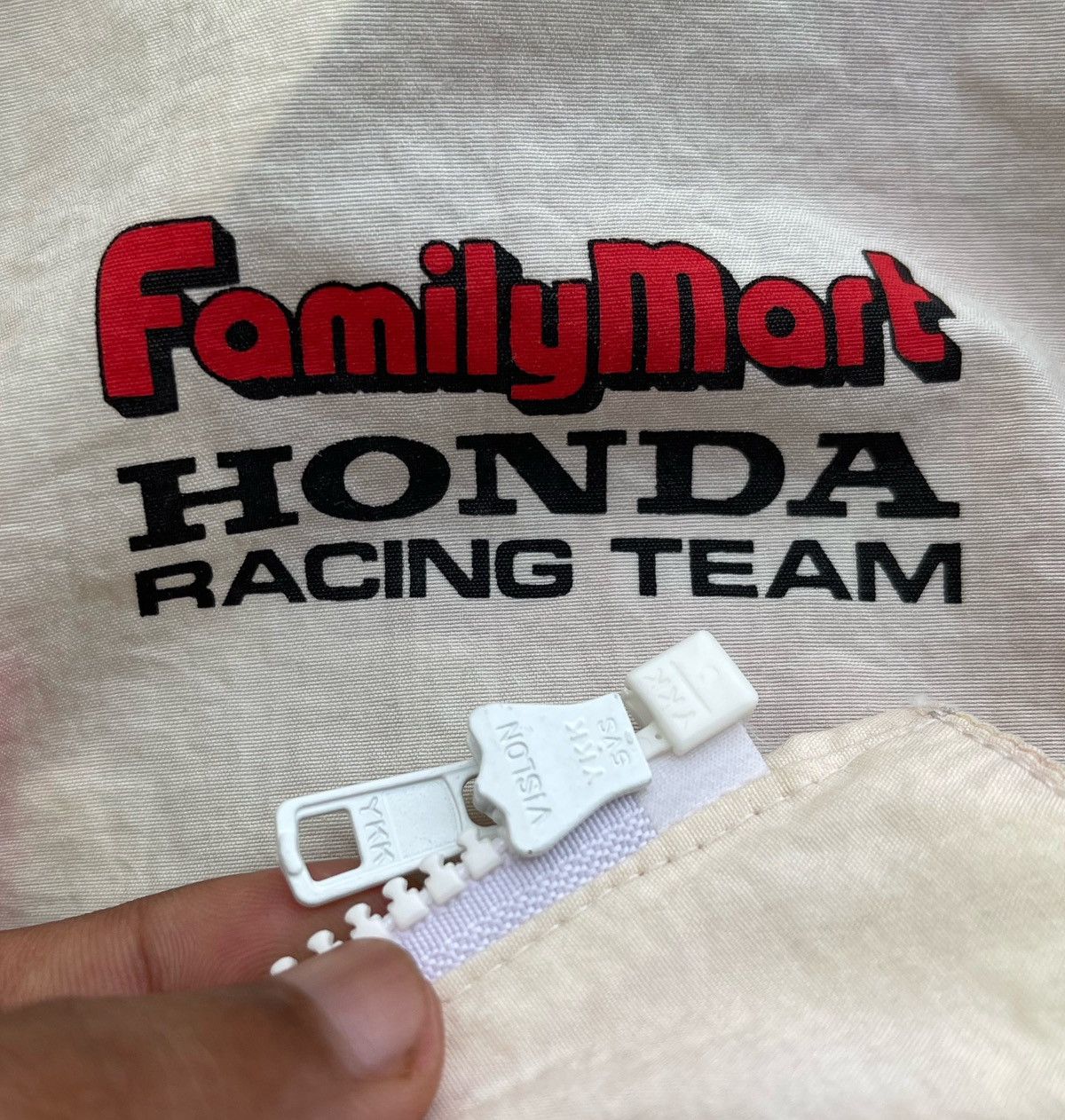 Honda 🔥Vintage 1990's FamilyMart x Honda Racing Team Bomber Jacket Size US L / EU 52-54 / 3 - 21 Thumbnail