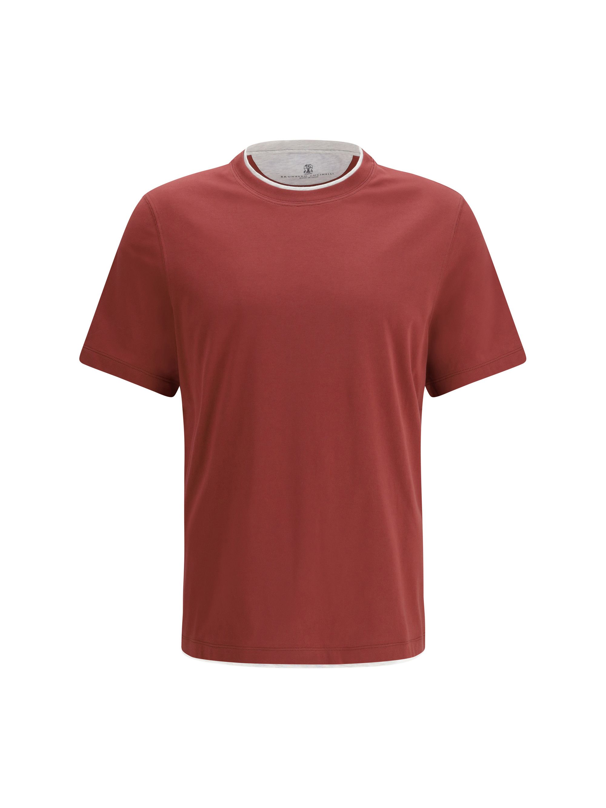 Brunello Cucinelli Cotton T-Shirt Size US L / EU 52-54 / 3 - 1 Thumbnail