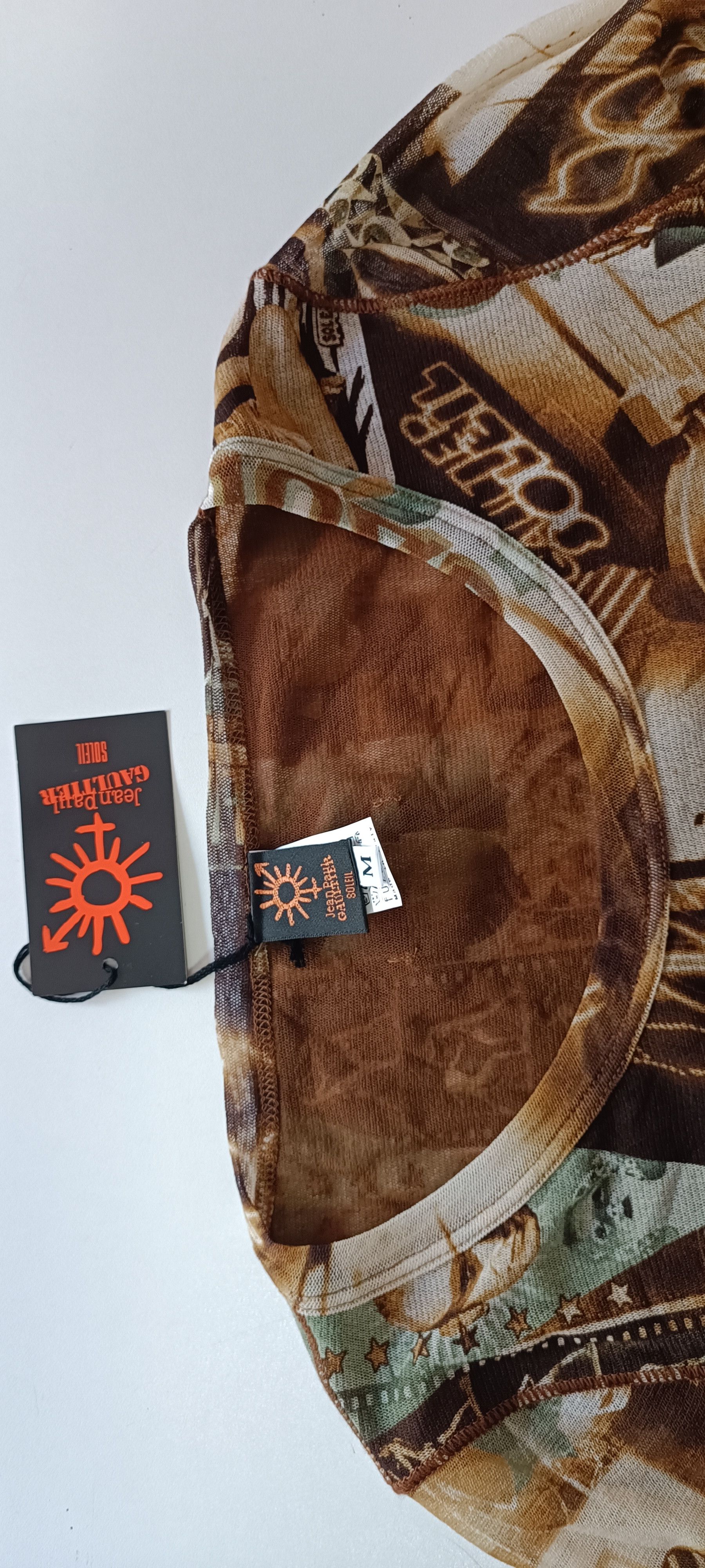 Jean Paul Gaultier Faces mesh top Size M / US 6-8 / IT 42-44 - 13 Thumbnail