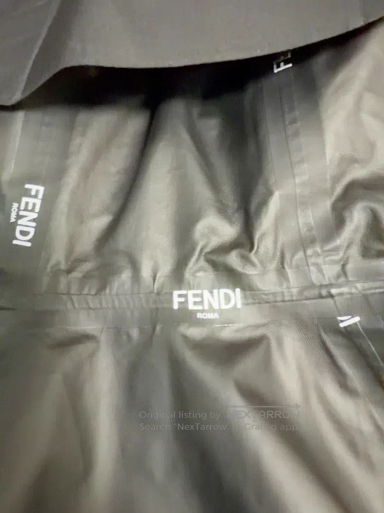 Fendi Fendi Black Hooded Short Jacket, Lightweight Fabric, Zippe Size XS / US 0-2 / IT 36-38 - 3 Thumbnail