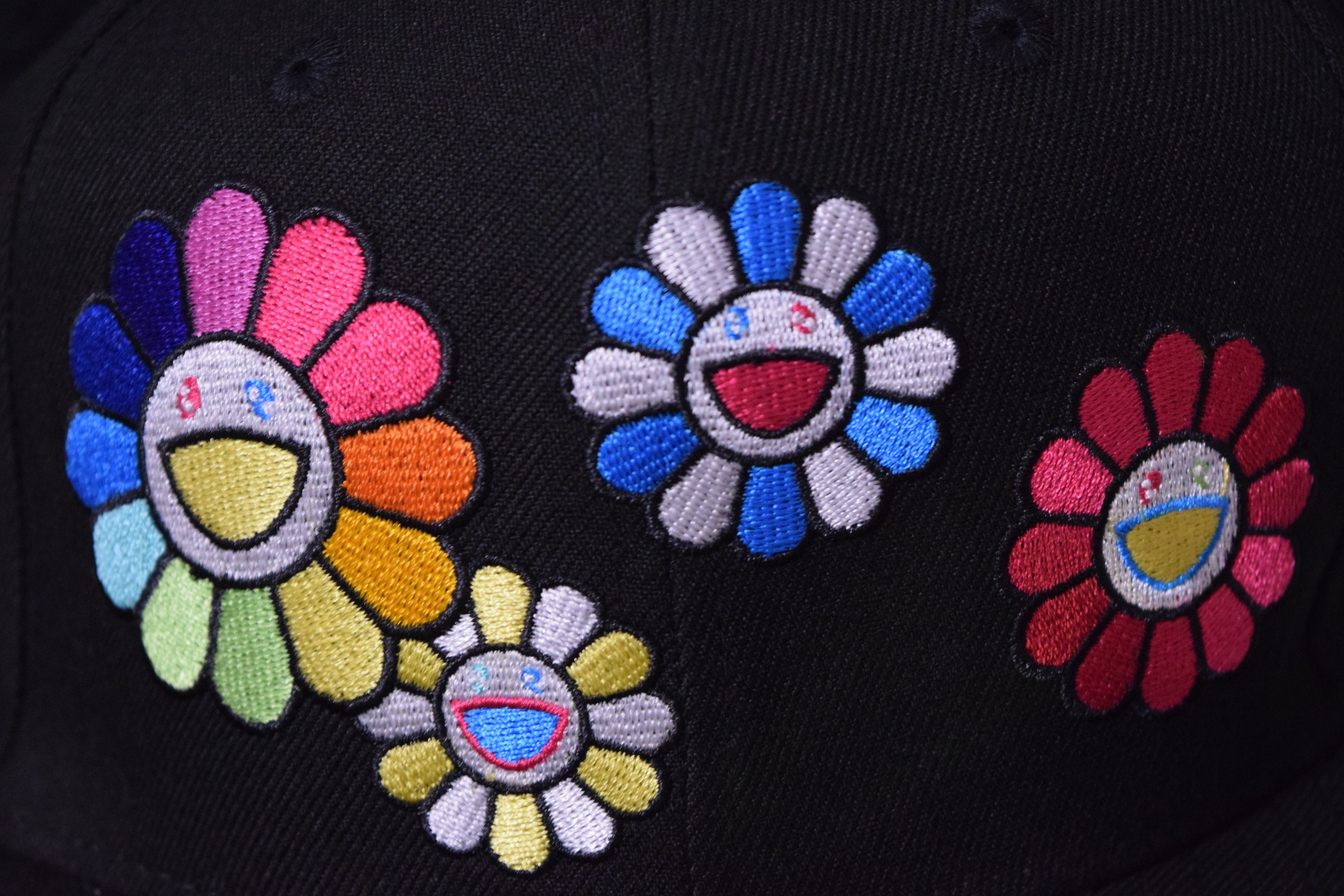 New Era × Takashi Murakami Murakami X New Era All Over Flower Fitted 59Fifty  Hat RARE | Grailed