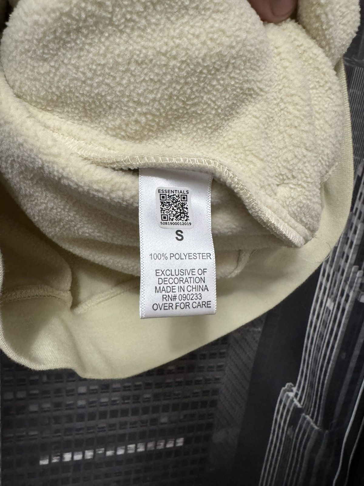 Fear of God Fear of God Essentials Zip Polar Fleece SZ Small Cream 💥 Size US S / EU 44-46 / 1 - 7 Thumbnail