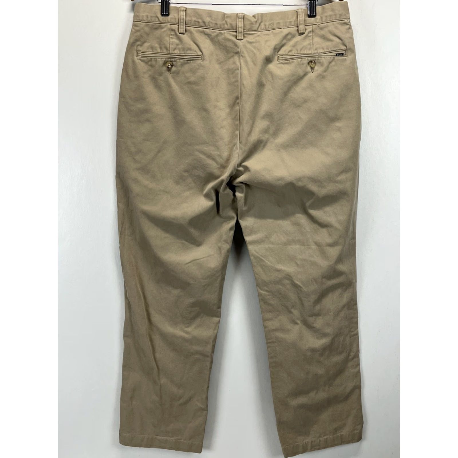 Polo Ralph Lauren Polo Ralph Lauren Chino Pants Men 36 Tall Tan Flat Front GUC Size US M / EU 48-50 / 2 - 3 Thumbnail
