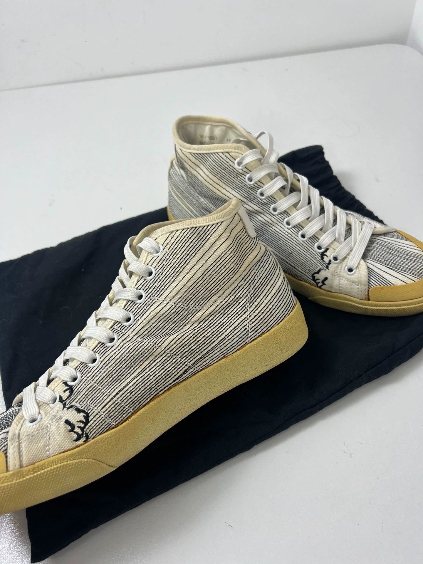 Saint Laurent Paris SLP 16ss Exploding Fist High-Top Sneaker 41 Size US 8 / EU 41 - 3 Thumbnail