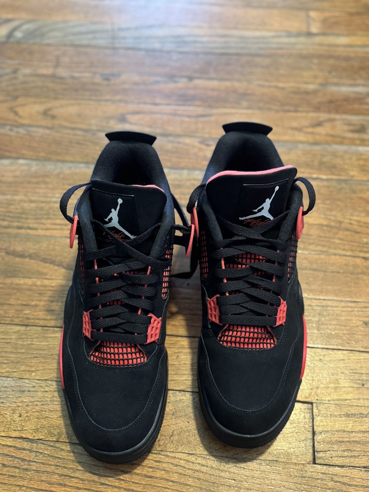 Jordan Brand × Nike JORDAN 4 RETRO RED THUNDER Size US 12 / EU 45 - 21 Thumbnail
