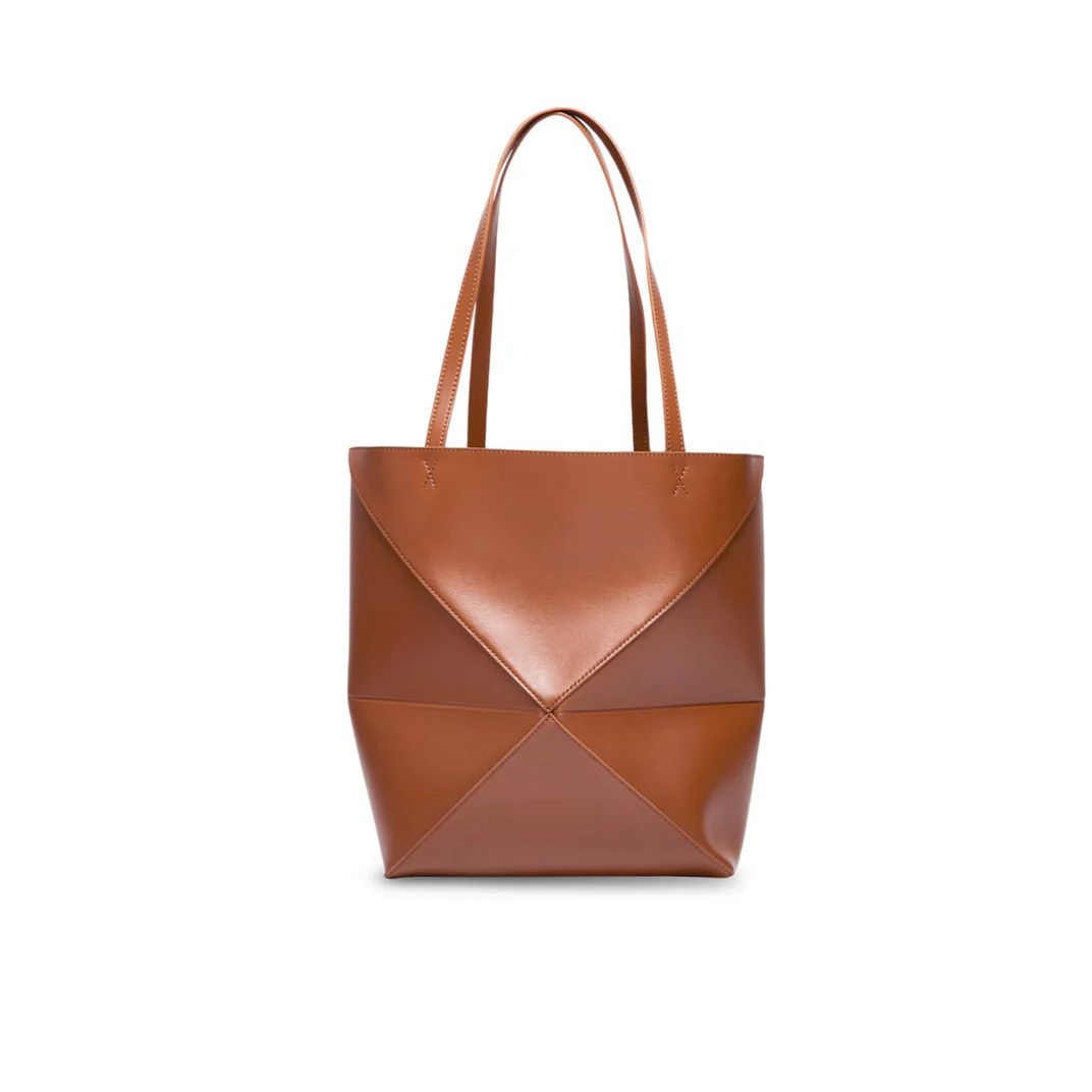 Loewe LOEWE Puzzle Fold Medium $2350 SQUIRREL Leather Tote Bag New Size ONE SIZE - 3 Thumbnail