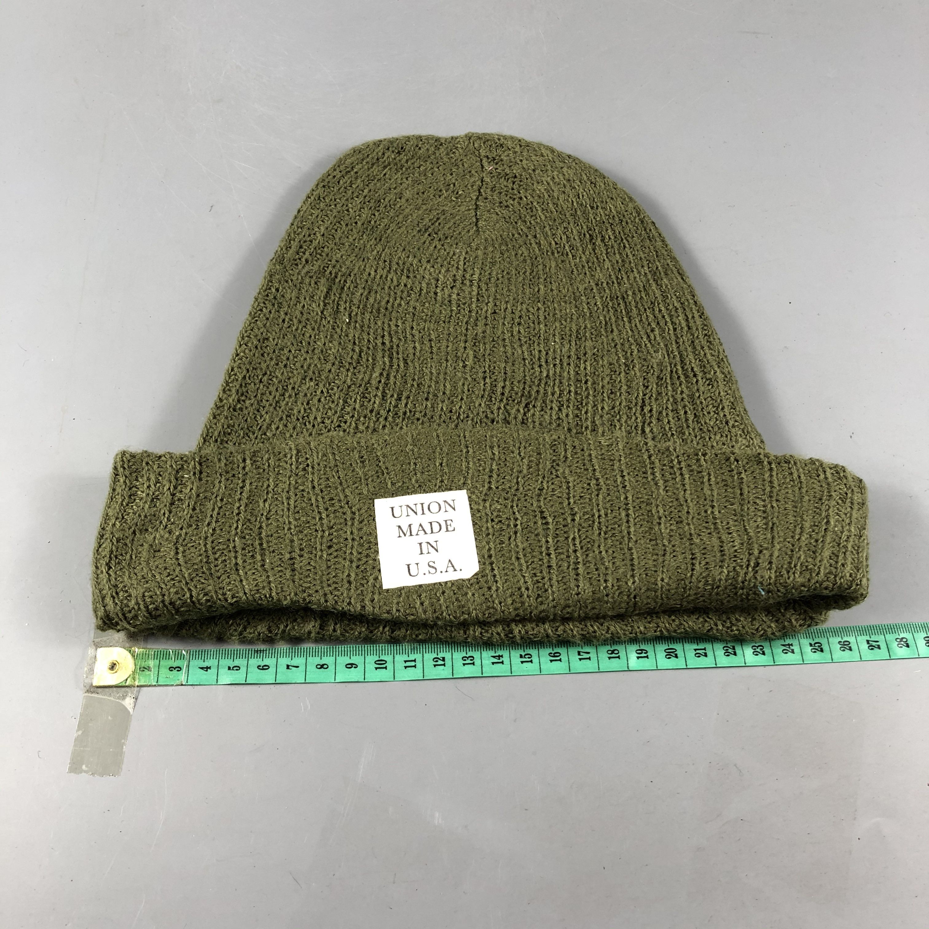 Vintage Union Made in USA Fisherman Beanie Snowcap Snow Hat B752 Size ONE SIZE - 3 Thumbnail