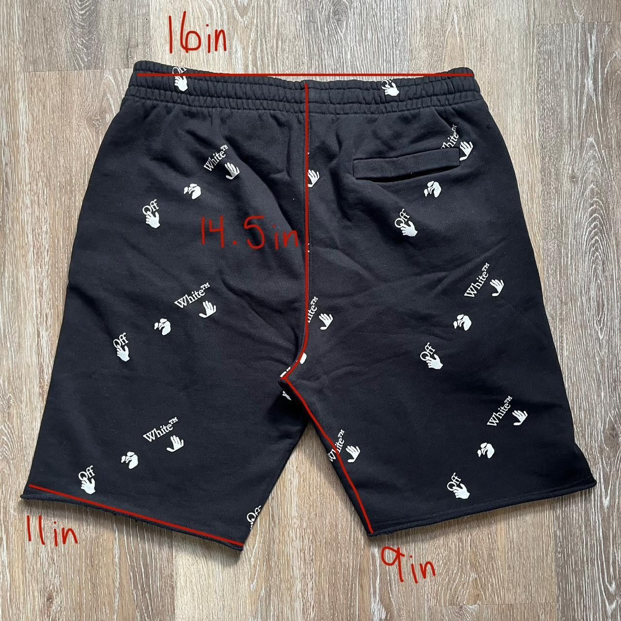 Off-White off-white logo all over sweat shorts Size US 34 / EU 50 - 2 Thumbnail