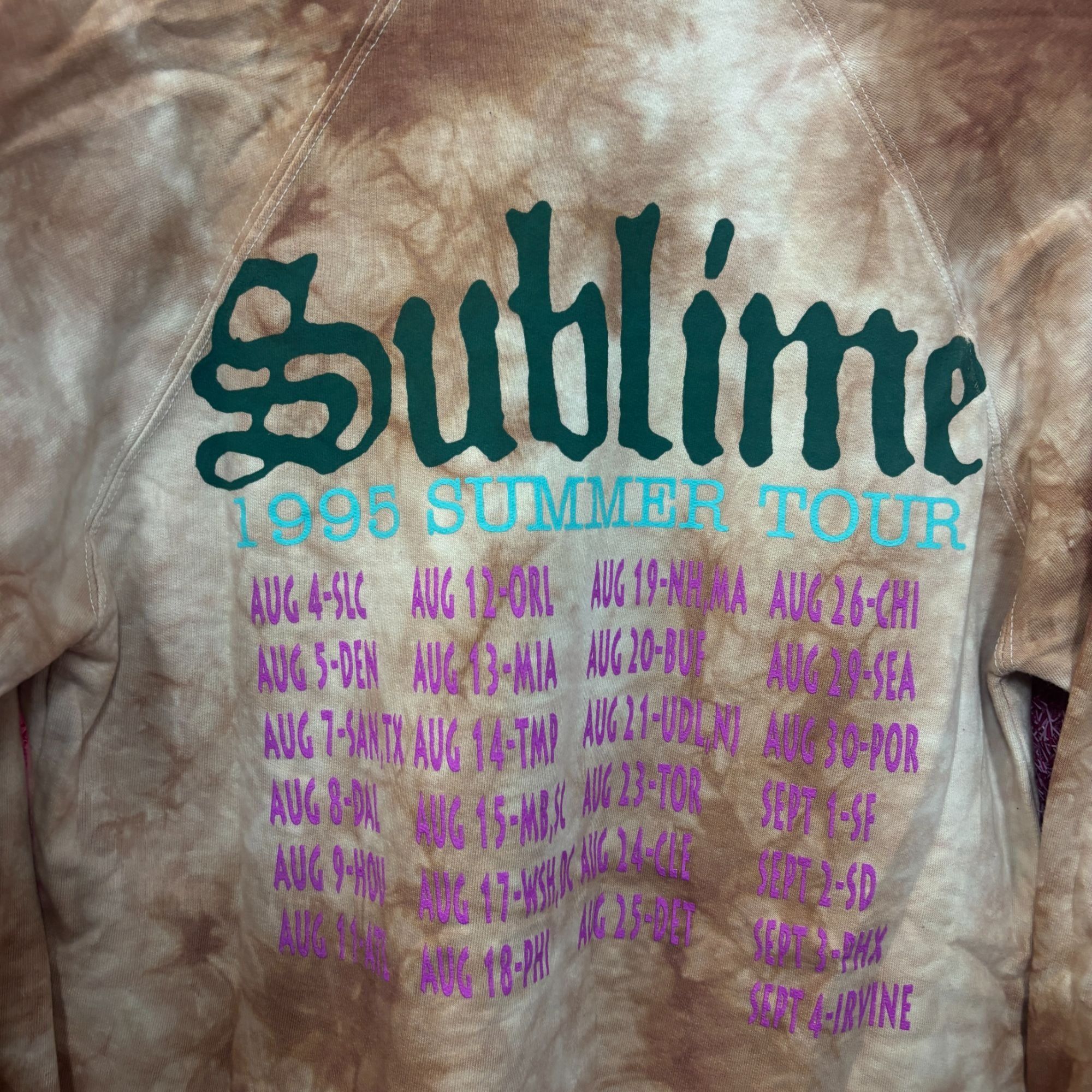 Sublime Sublime 1995 Summer Tour Tie Dye Ska Rock Band Hoodie Small Size US S / EU 44-46 / 1 - 4 Thumbnail