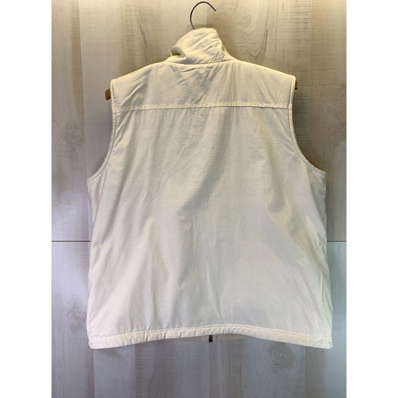 Ralph Lauren Ralph Lauren Women’s Vest L Tan/Ivory Reversible Fleece Winter Style #3481 Size L / US 10 / IT 46 - 8 Thumbnail