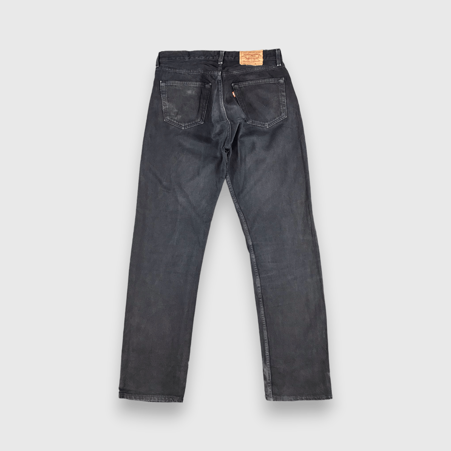 Levi's Vintage 90s Ripped Levis 501 Earth Tone Jeans-J1414 Size US 34 / EU 50 - 2 Thumbnail