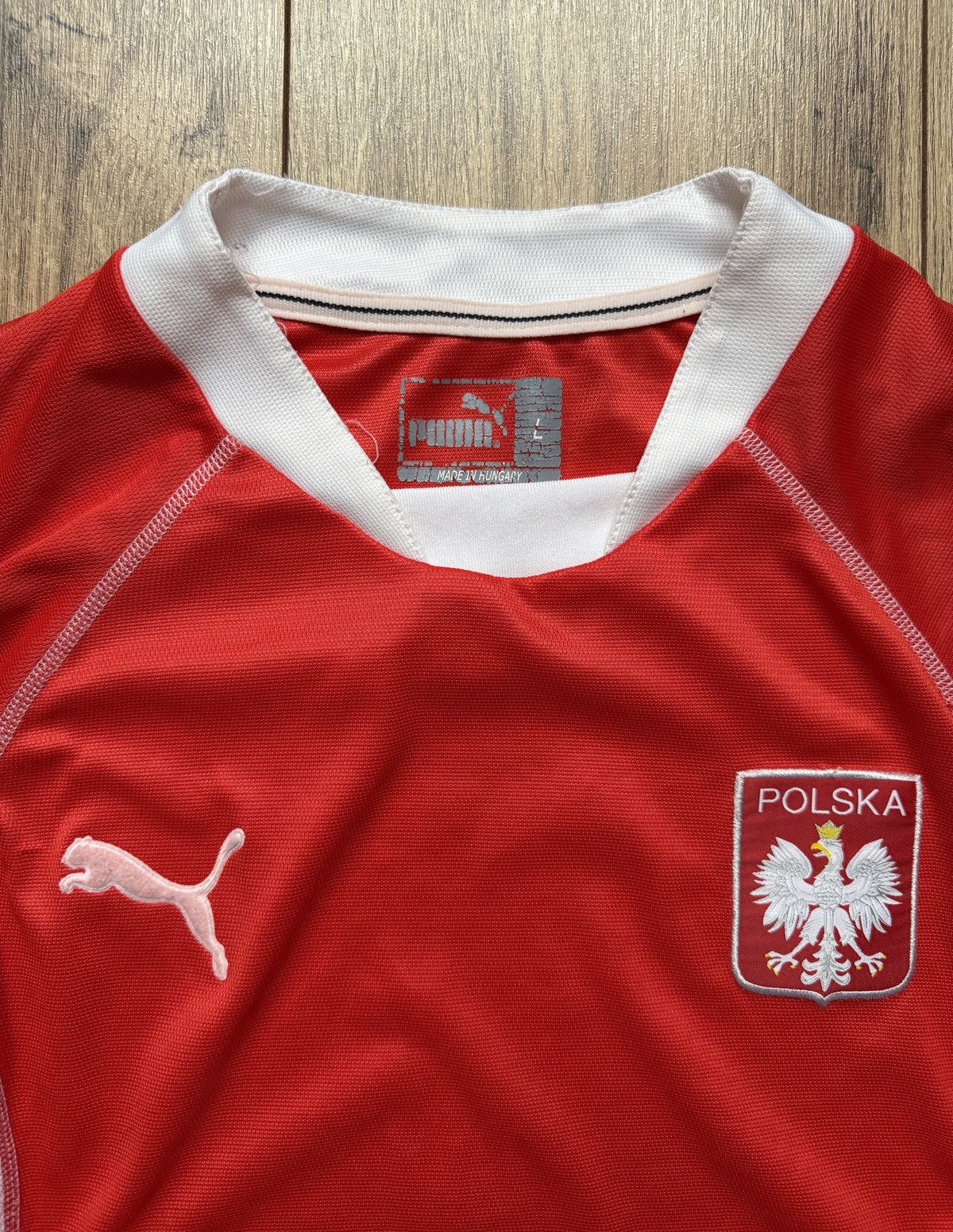 Puma Koszulka piłkarska Puma Polska 2002/04 Vintage Size US L / EU 52-54 / 3 - 6 Thumbnail