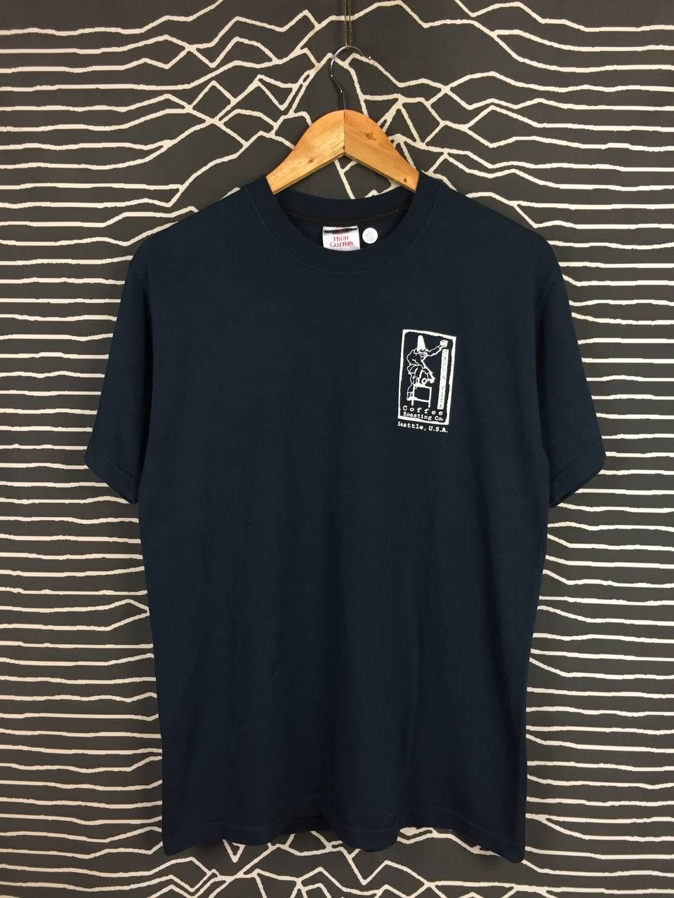Jerzees Vtg Y2K CAFFE VITA Coffee Roasting Company Promo Tee Size US M / EU 48-50 / 2 - 5 Thumbnail