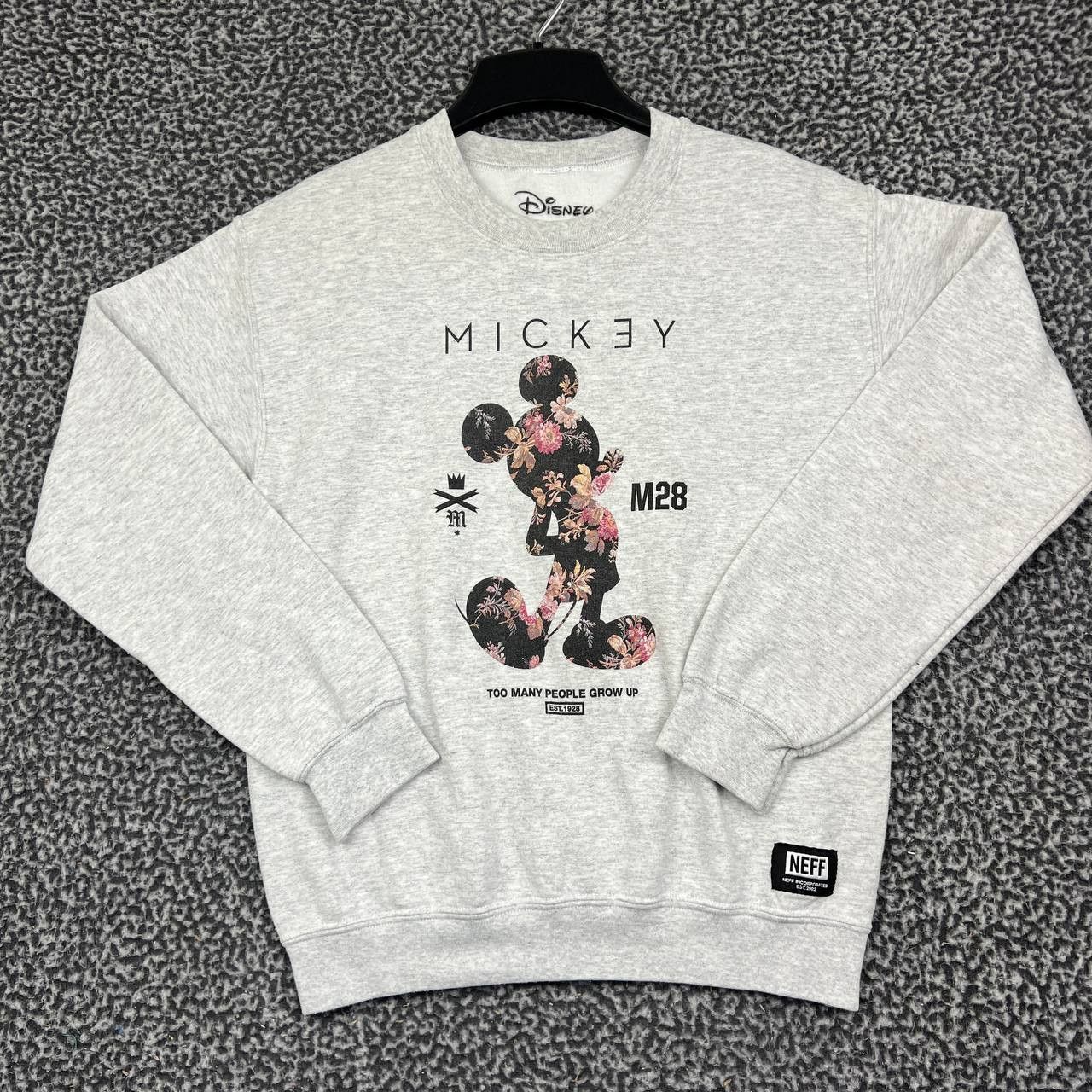 Disney Disney Neff Mickey Mouse Sweatshirt Women Small Gray S Size S / US 4 / IT 40 - 1 Thumbnail