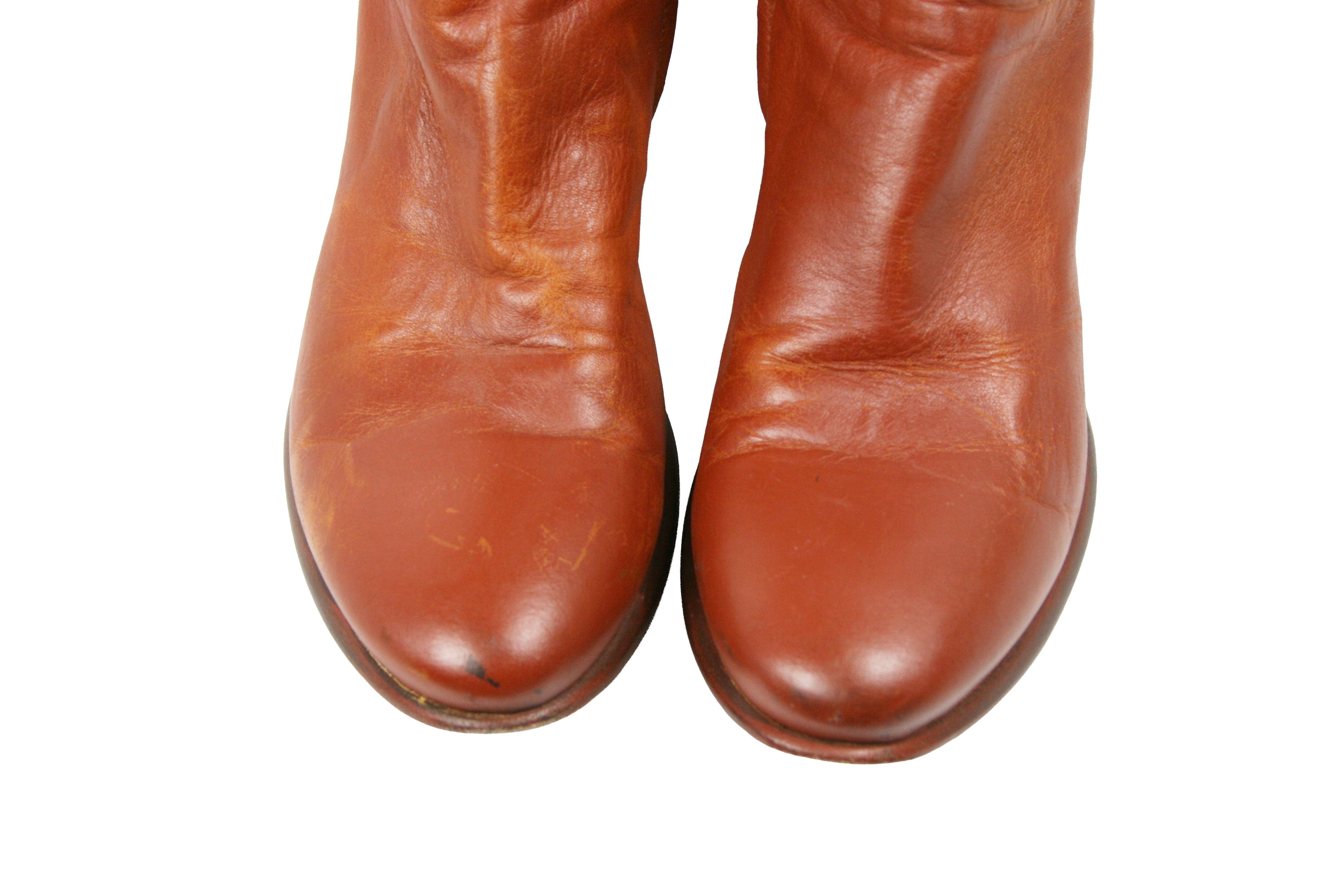 Principe Principe Di Bologna 00S Knee High Riding Boots Vintage Size US 6 / IT 36 - 5 Thumbnail