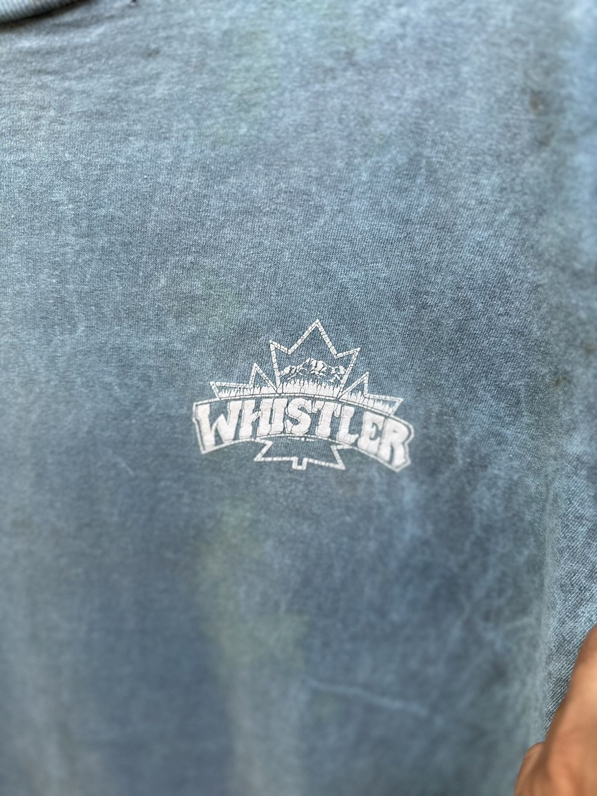 Sears Thrashed Vintage Whistler Blackcomb Distress Tee Size US L / EU 52-54 / 3 - 8 Thumbnail