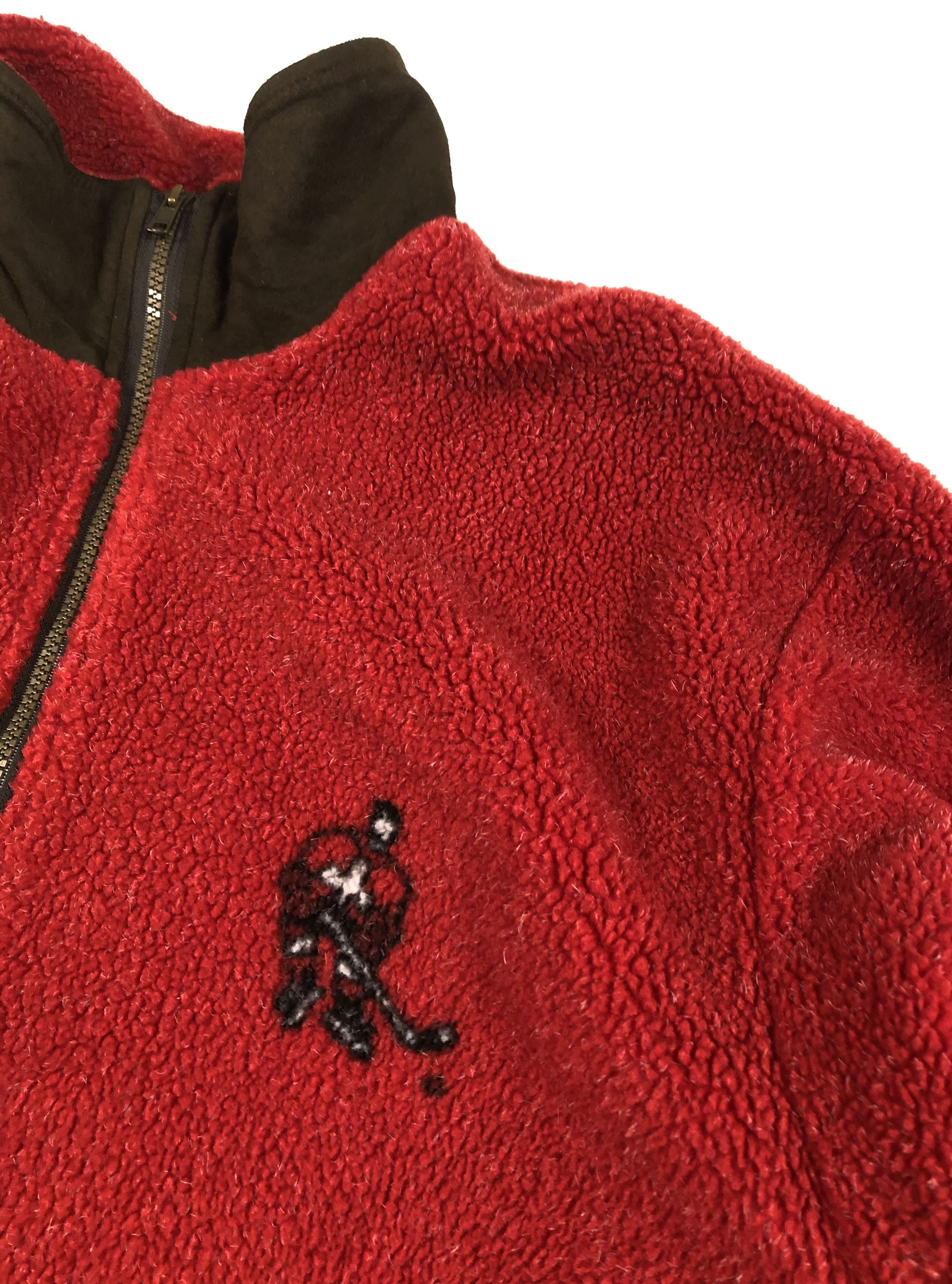 Vintage Marc Tetro Canada Hockey Art Vintage Fleece Size US L / EU 52-54 / 3 - 4 Thumbnail