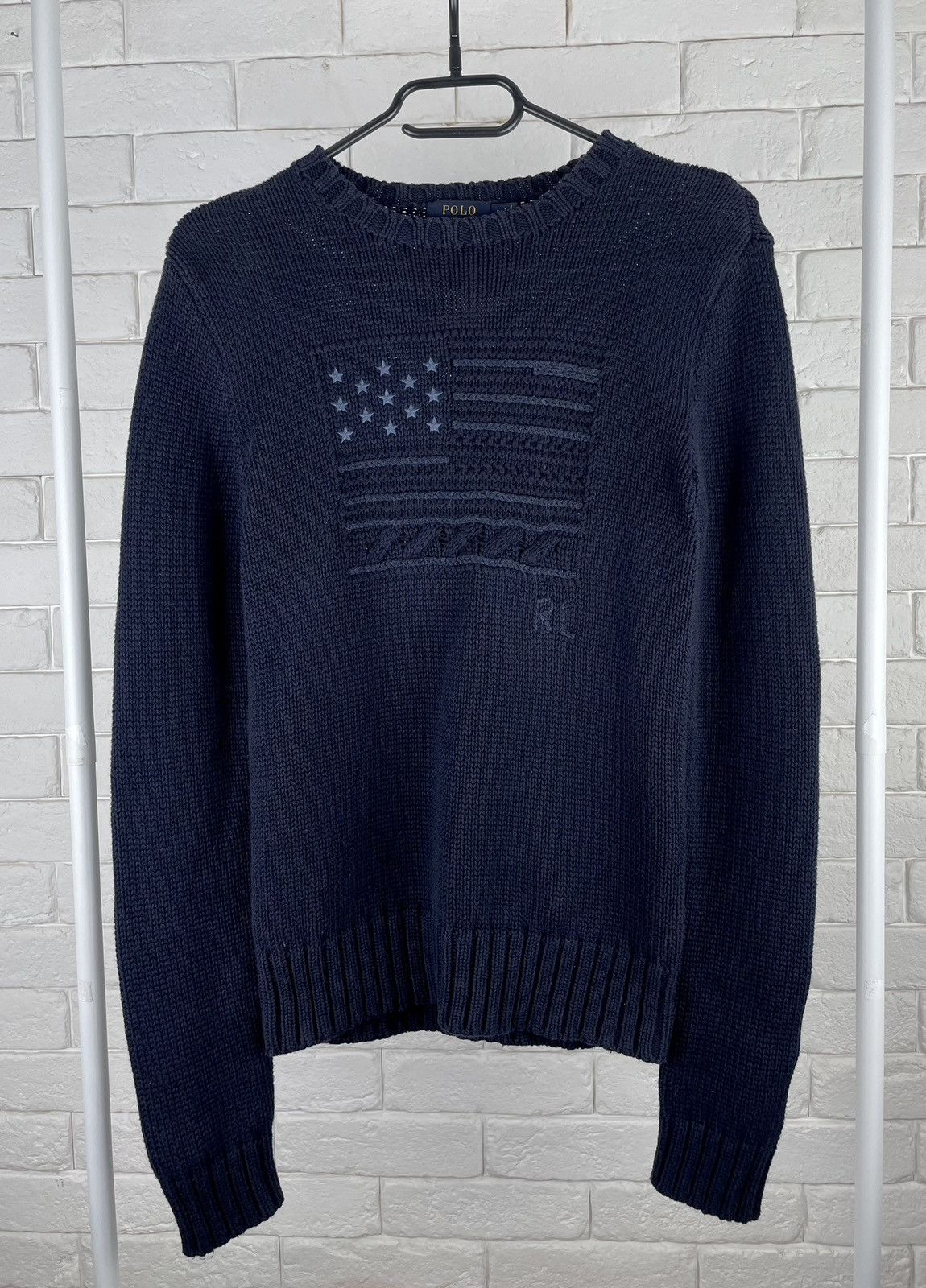 Polo Ralph Lauren Polo by Ralph Lauren S USA Flag Sweater Money Classi Size S / US 4 / IT 40 - 1 Thumbnail