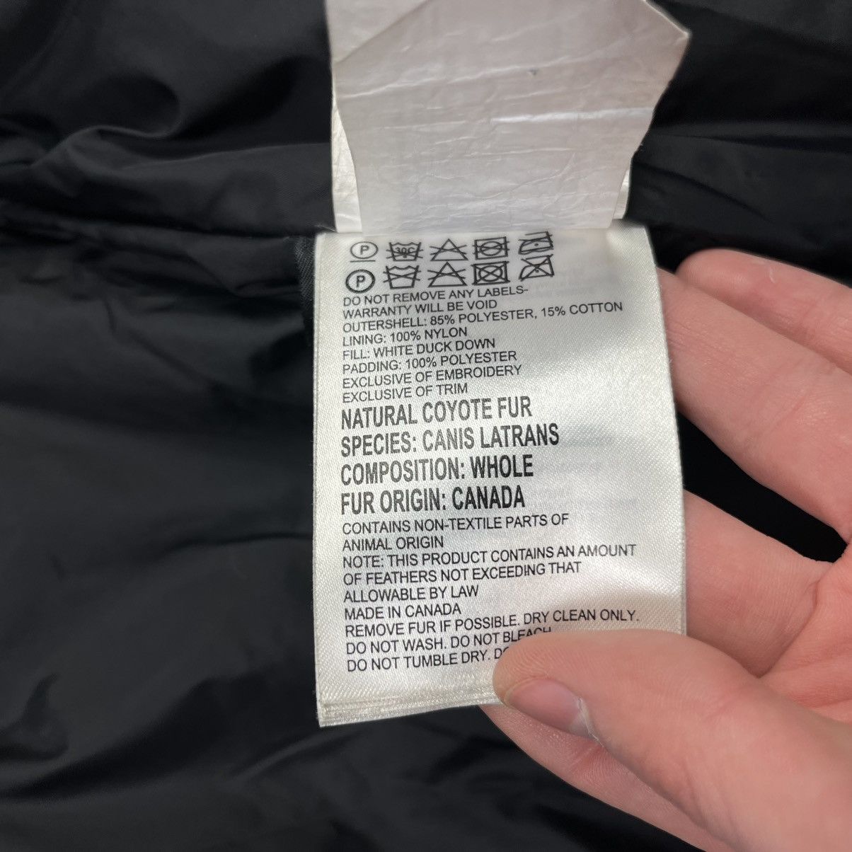 Canada Goose × Vintage Canada Goose Parka Down Jacket Expedition Black Size M / US 6-8 / IT 42-44 - 18 Thumbnail