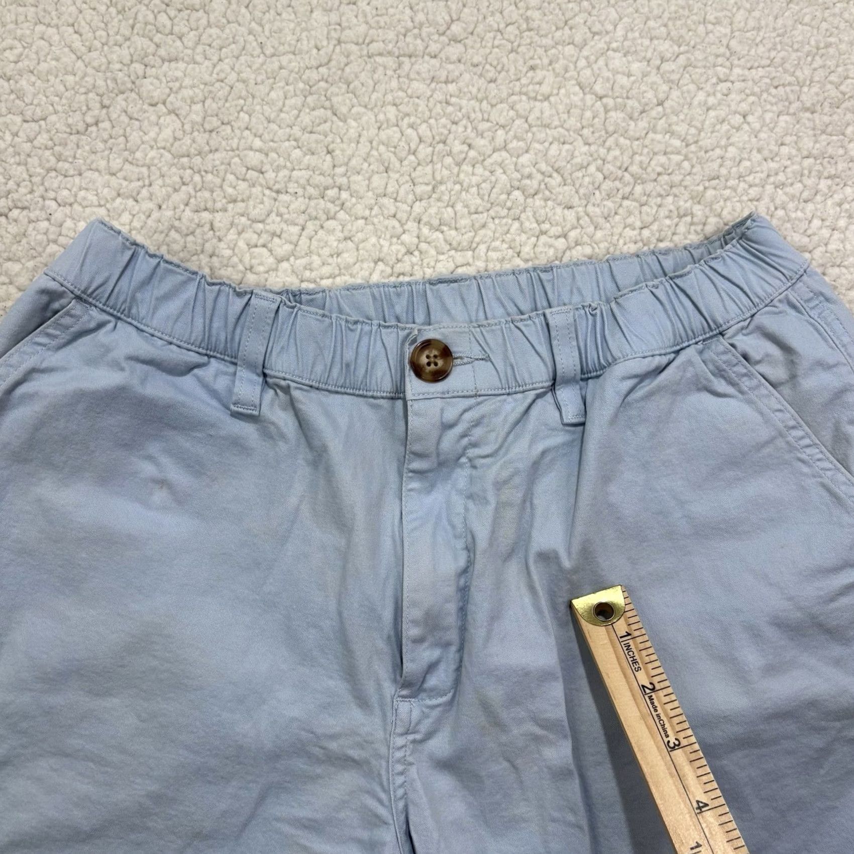 Chubbies Chubbies Shorts Mens Size M Blue Pull On Elastic Flat Front Chino 7" Inseam Size US 31 - 3 Thumbnail