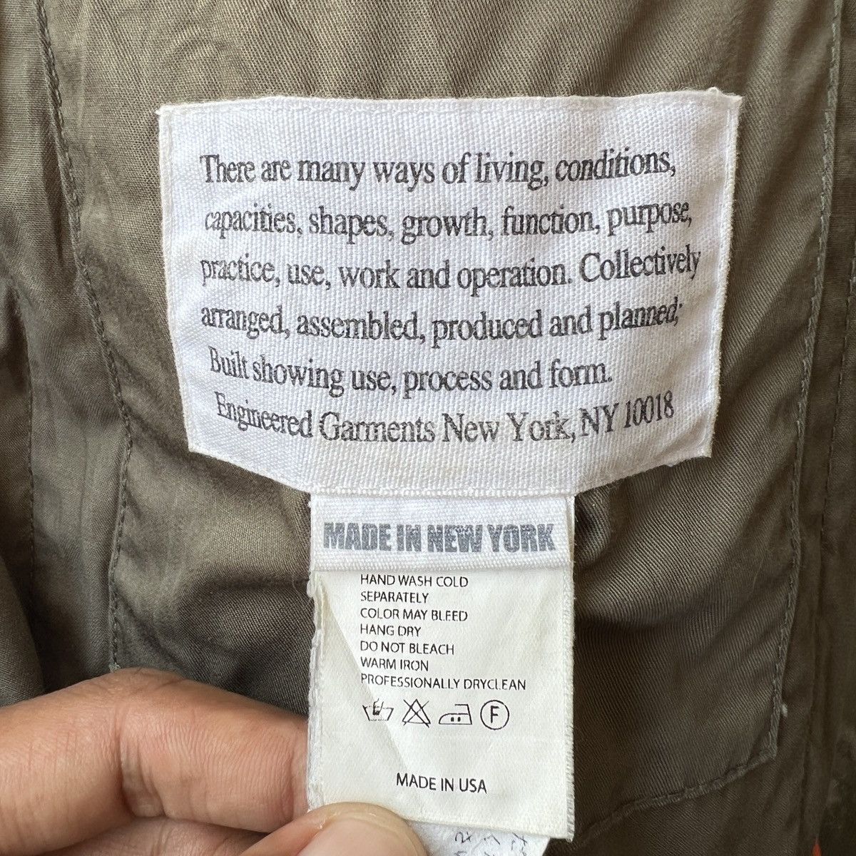 Engineered Garments 🔥 ENGINEERED GARMENT LAZER KHAKI JACKET Size US L / EU 52-54 / 3 - 11 Thumbnail