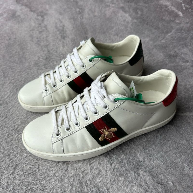 Gucci Gucci ACE Embroidered Fashion Sneakers for Women 0079 Size US 6.5 / IT 36.5 - 1 Thumbnail