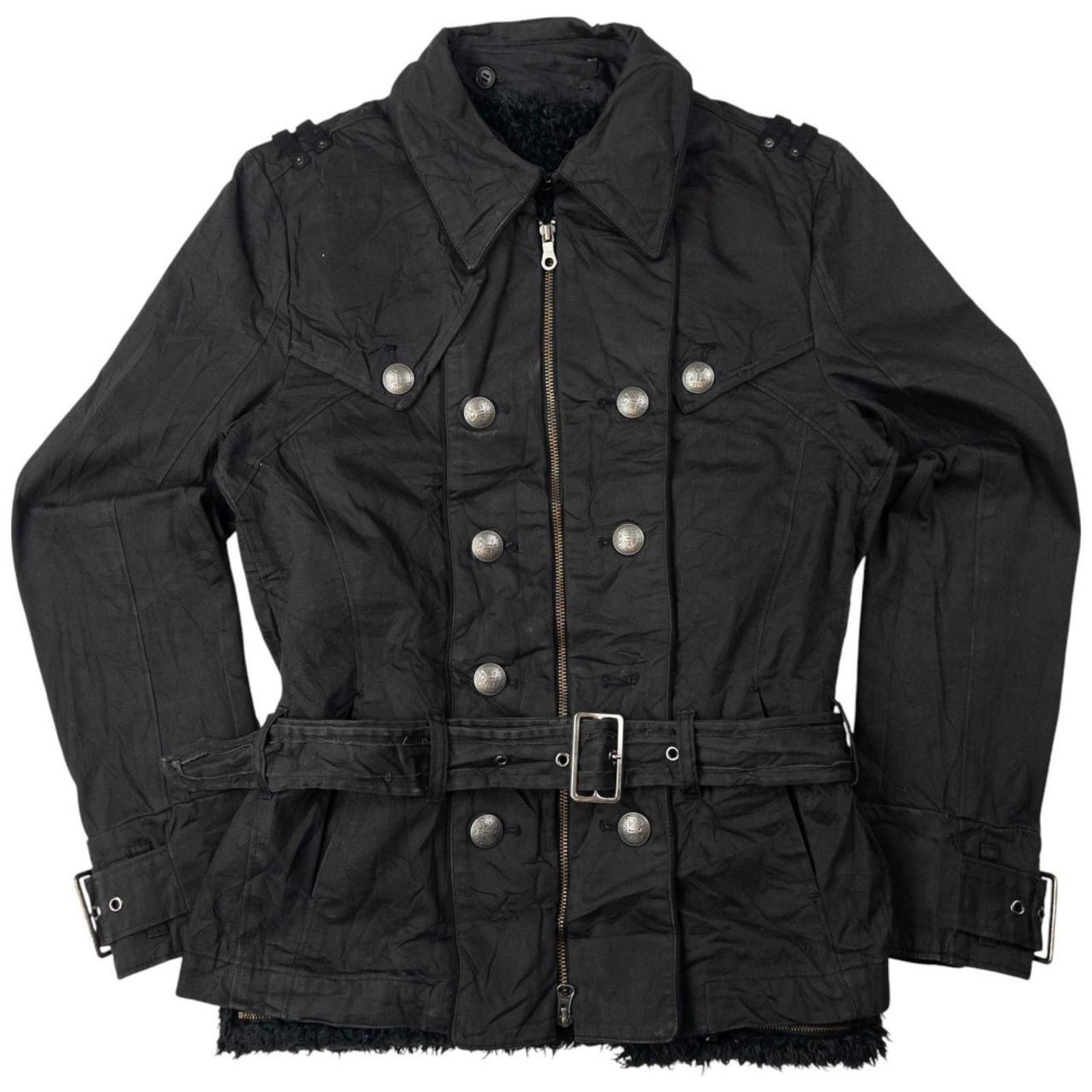 Other Vintage PPFM Fur Lined Zip Up Belted Jacket Womens Size M Size M / US 6-8 / IT 42-44 - 1 Thumbnail
