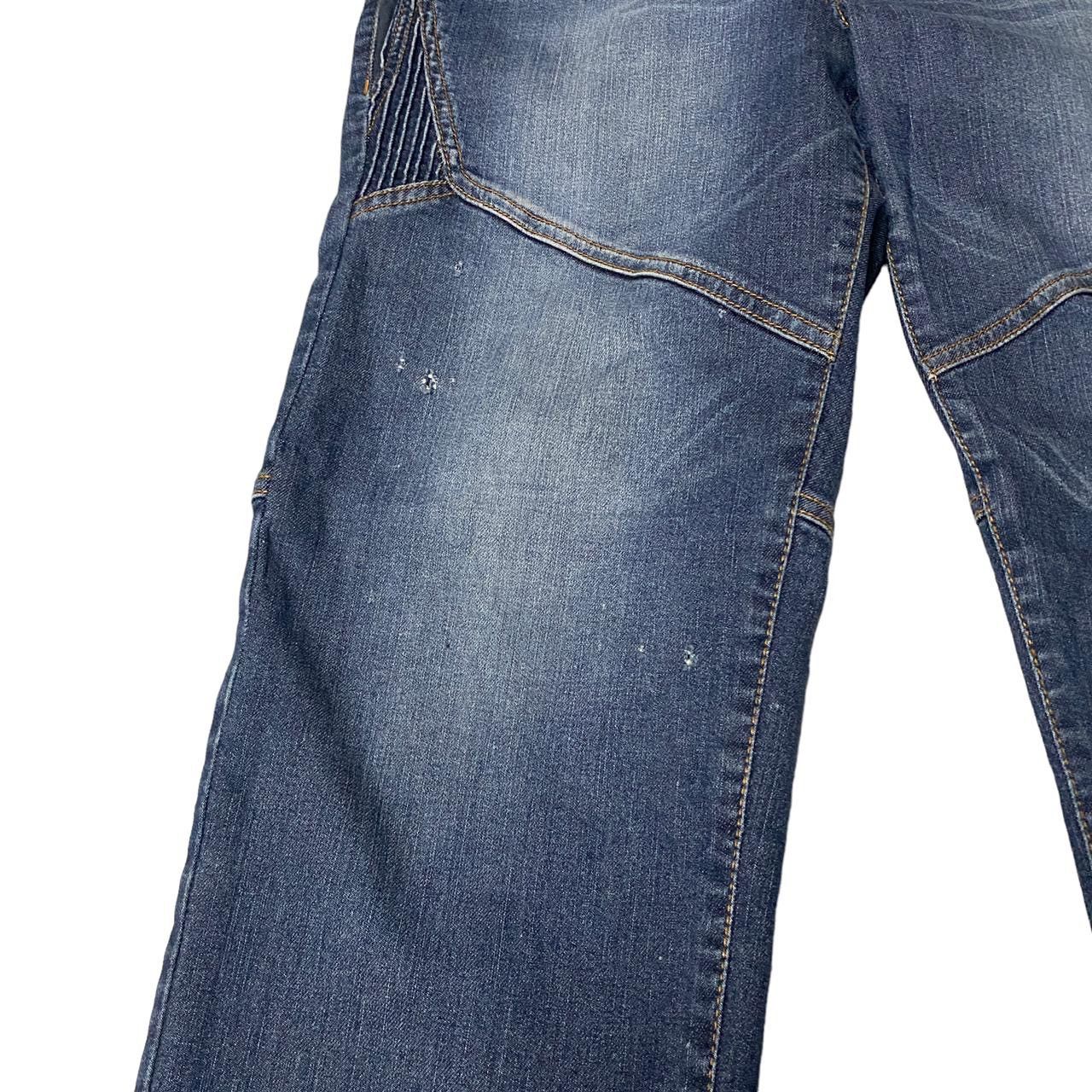 If Six Was Nine K2 Japanese Flared Embroided Straight Cut Jeans Size US 32 / EU 48 - 15 Thumbnail